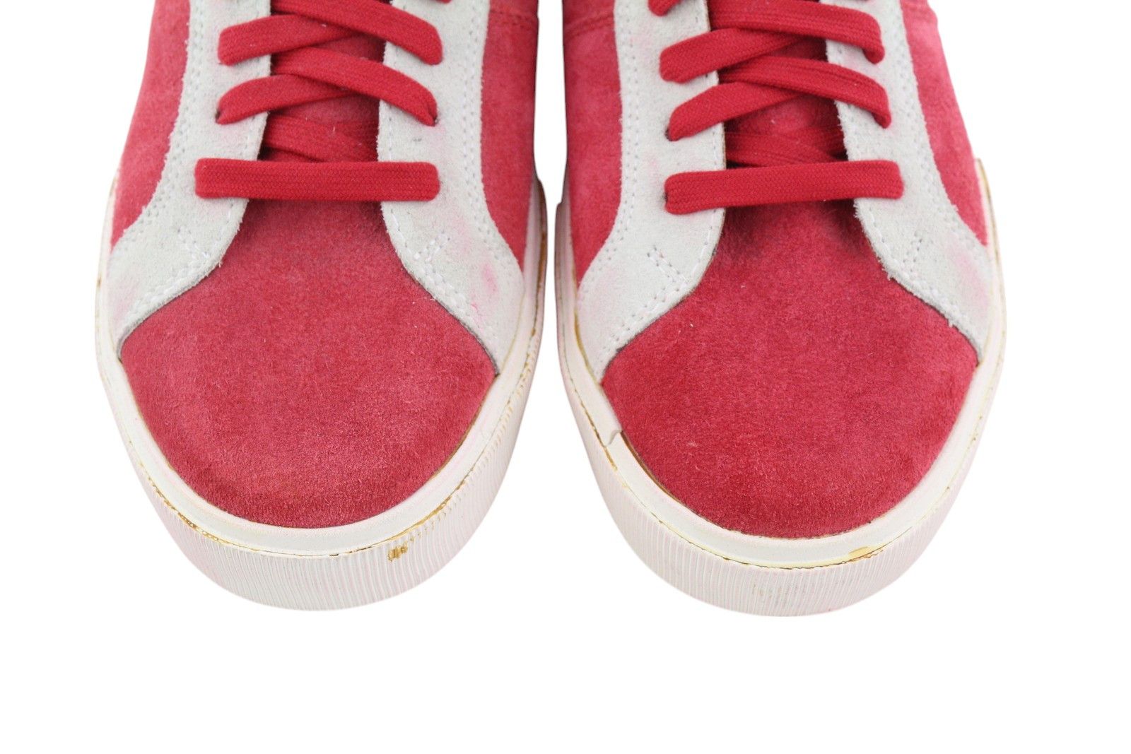 Diesel S-MYDORI LC EU42 Red Suede Leather 41524 Size US 9 / EU 42 - 3 Thumbnail