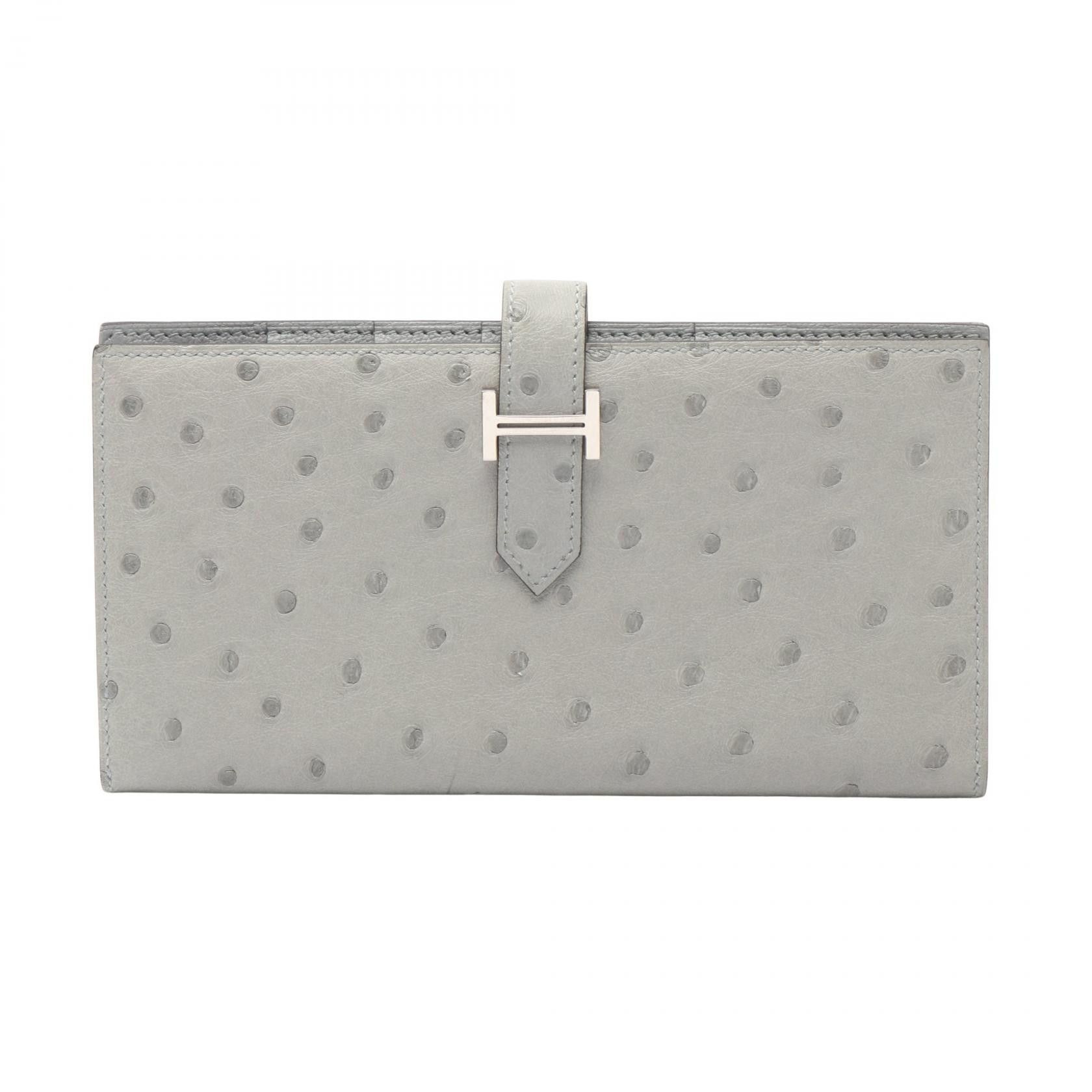 Hermes Hermes Hermes Bearn Souffle Leather Long Wallet Leather Long Wallet Stamp B (2023) DUTY FREE for USA Size ONE SIZE - 1 Thumbnail