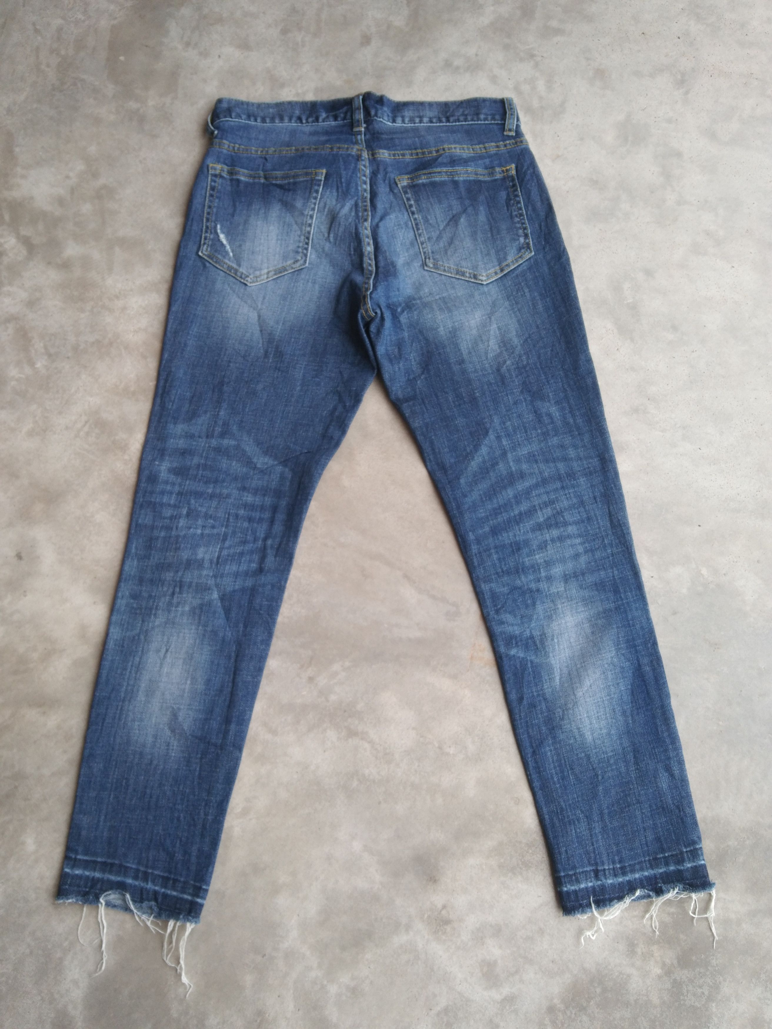 Japanese Brand Vintage Japanese Anti Ballistic Distressed Jeans 30x28 Size US 30 / EU 46 - 2 Thumbnail
