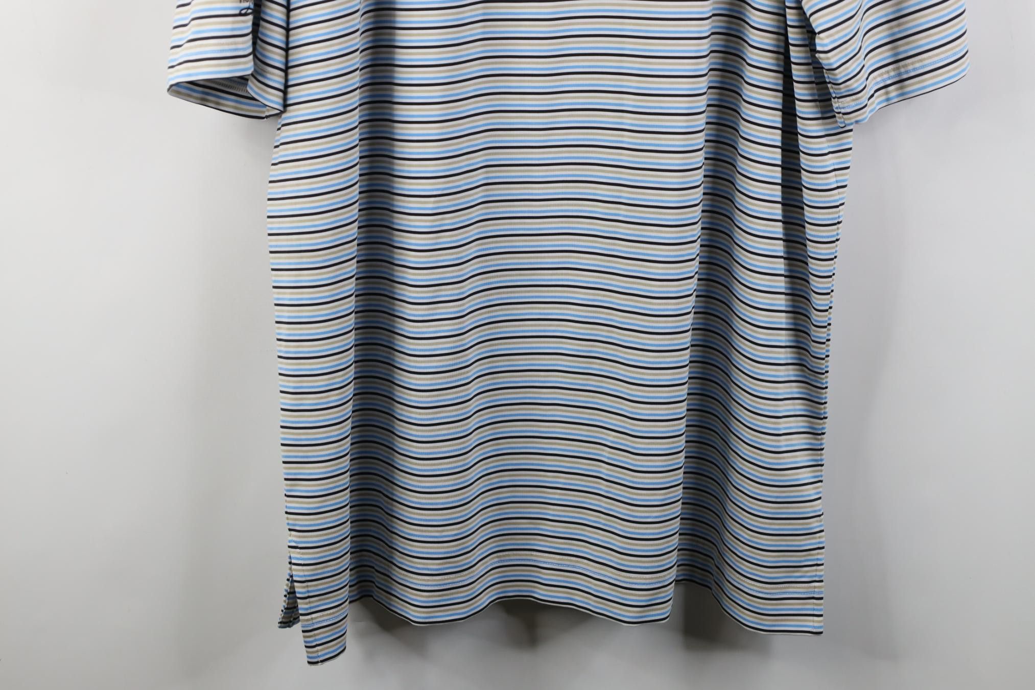 Footjoy FootJoy Embroidered Logo Striped Stretch Golf Polo Shirt Size US XXL / EU 58 / 5 - 12 Thumbnail