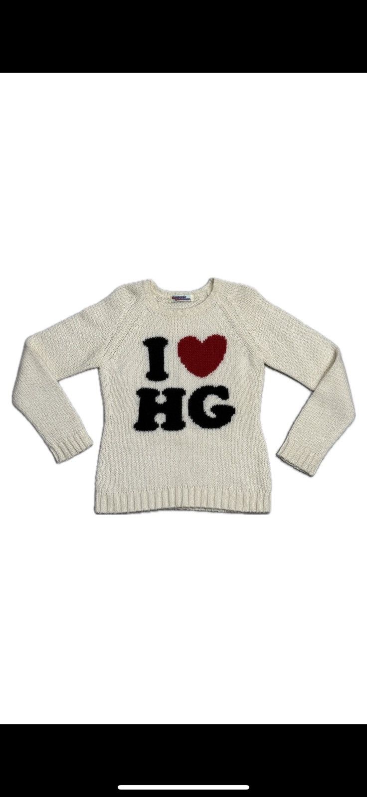 Hysteric Glamour hysteric glamour i love hg mohair knit sweater Size US S / EU 44-46 / 1 - 1 Thumbnail