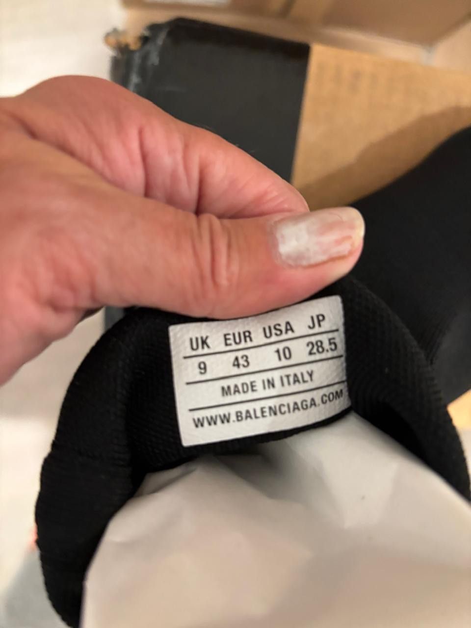 Balenciaga Vibram Five Fingers Flex Toe High-top Sneakers Size US 10 / EU 43 - 4 Thumbnail