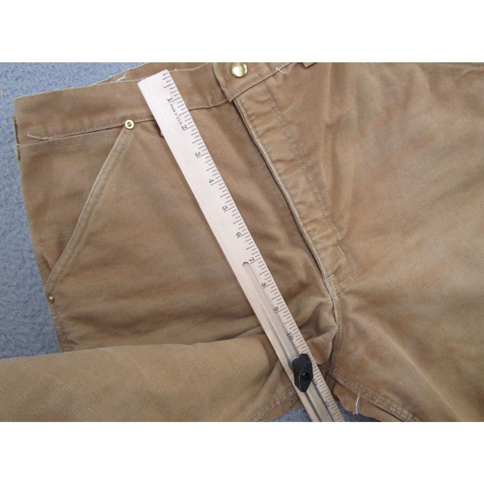 Carhartt VTG Carhartt Quilt Lined 34x32 62WQ Pants Adult Workwear Tan Beige Carhartt Pants Mens Workwear 90s VTG 34x32 Tan Beige 90s Carhartt Pants Mens Size US 34 / EU 50 - 7 Thumbnail
