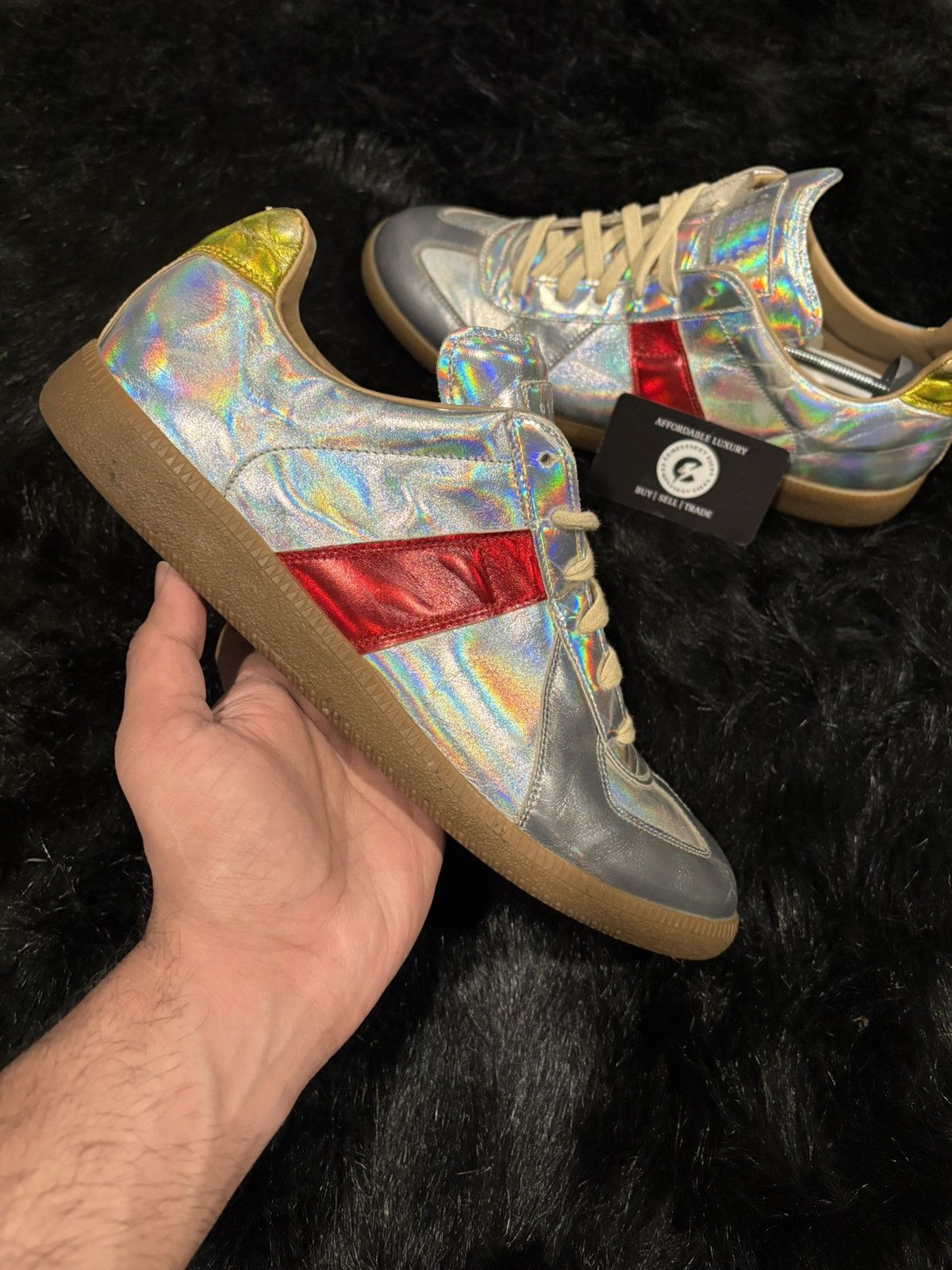 Maison Margiela Maison Margiela Chrome GAT Size US 12 / EU 45 - 1 Thumbnail