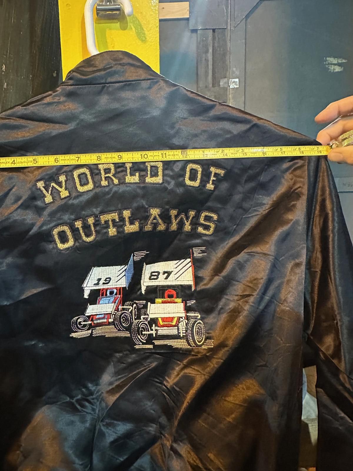Designer 1987 World of Outlaws Natl Challenge Series Racing Jacket Size ONE SIZE - 5 Thumbnail