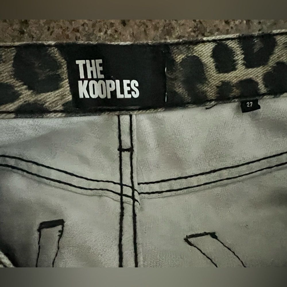 The Kooples The Kooples Leopard Print High Rise Straight Jeans Size 27 Size 27" / US 4 / IT 40 - 5 Thumbnail