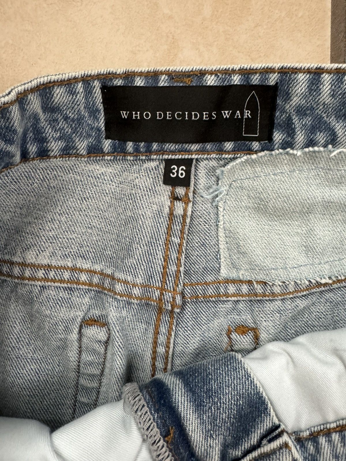 Who Decides War Who Decides War Ultra Flare Scripture Denim Size US 36 / EU 52 - 3 Thumbnail
