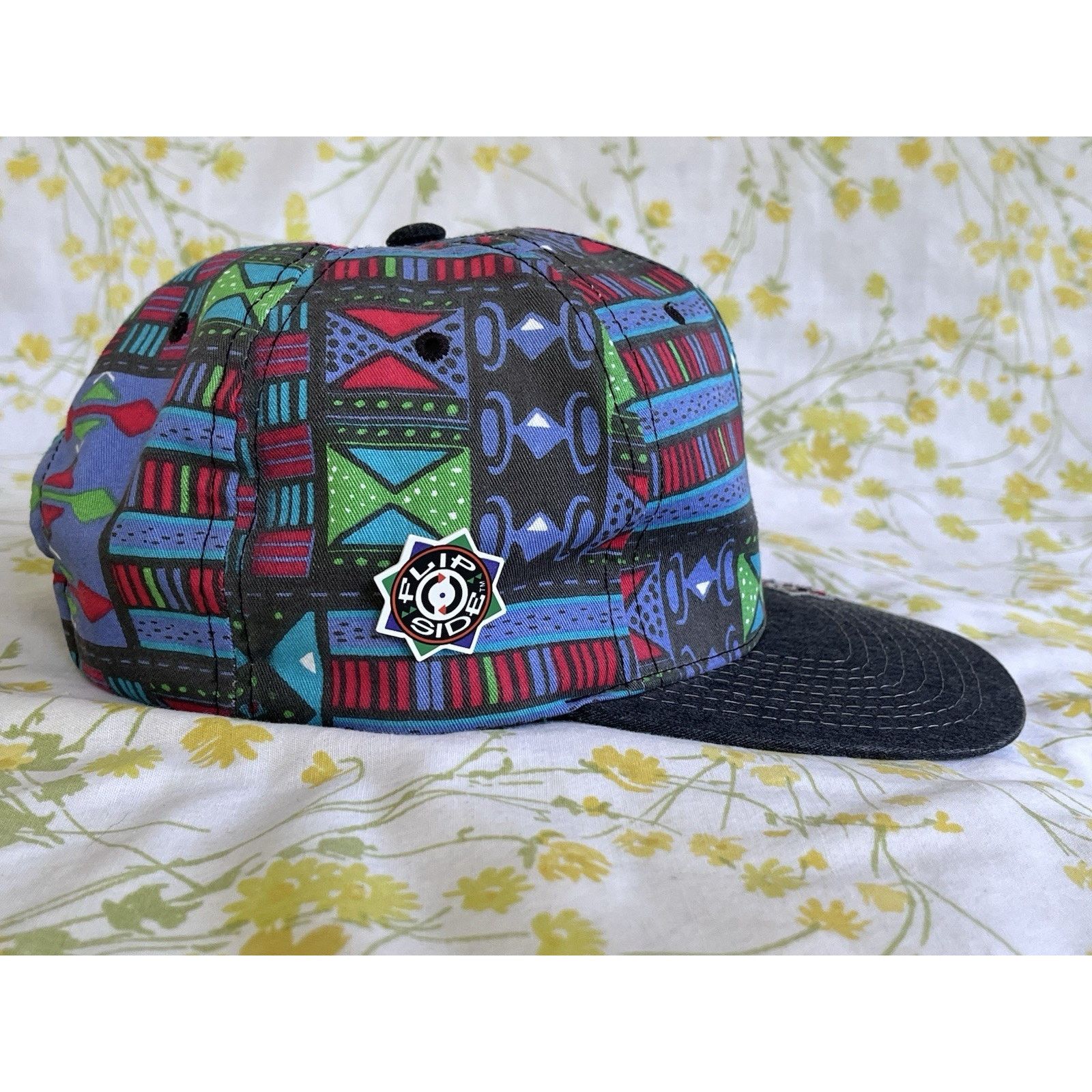 Starter 90s Starter Hat SnapBack FlipSide Flip Your Lid Pattern Hat Size ONE SIZE - 3 Thumbnail