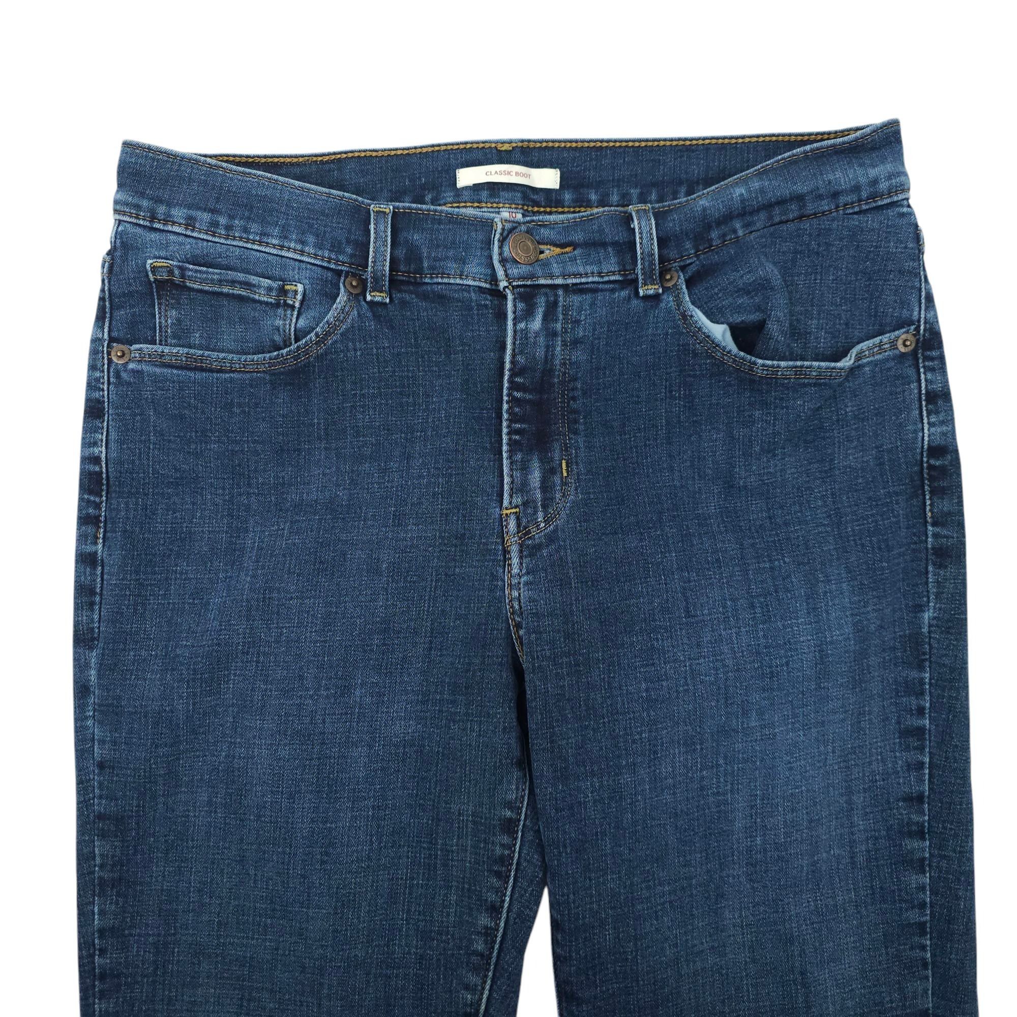 Levi's Levis Classic Boot Cut Jeans Women 10 Stretch Denim Mid Rise Size 32" / US 10 / IT 46 - 9 Thumbnail