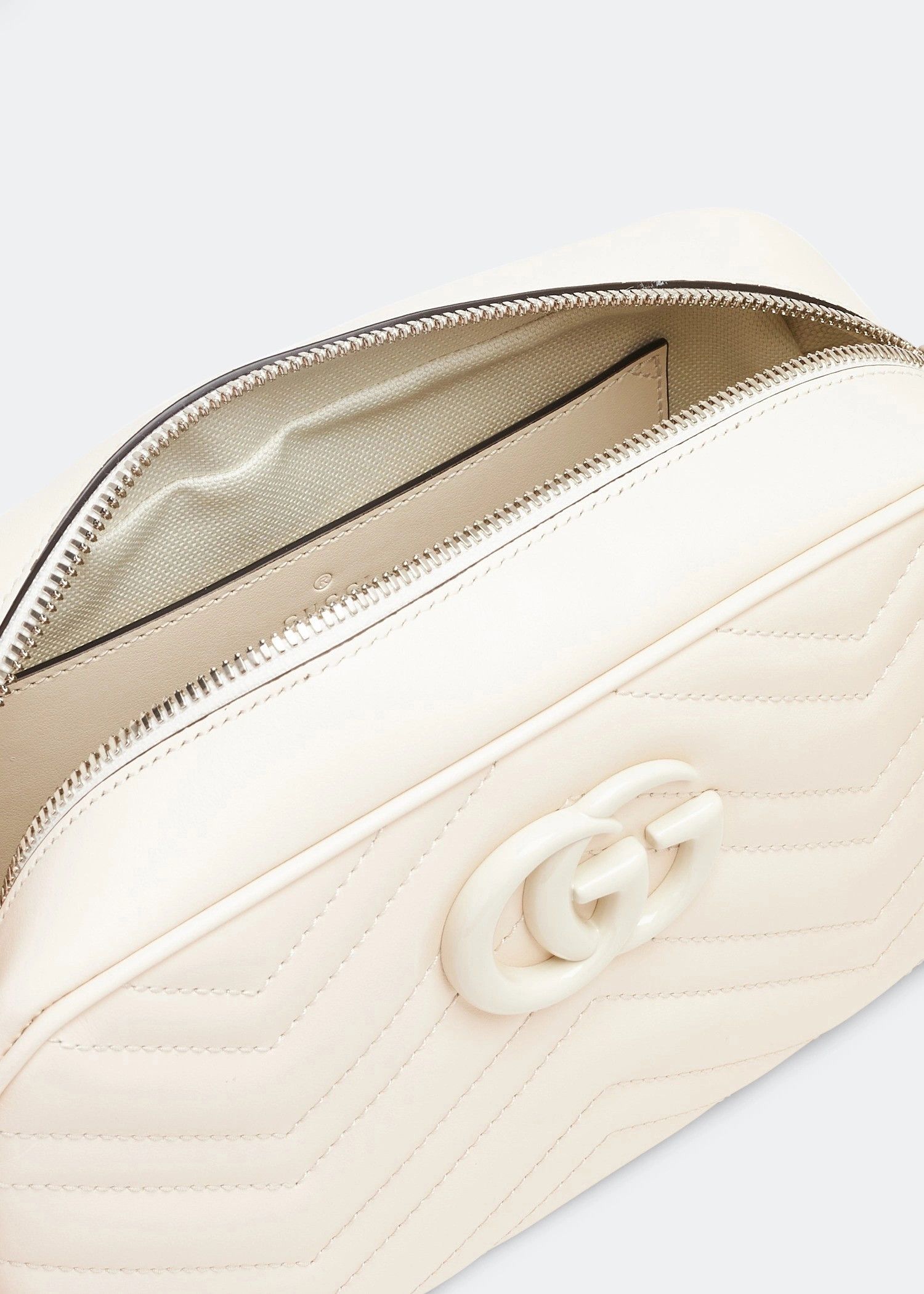 Gucci o1la5ras0526 Size: OS / GG Marmont Small Shoulder Bag Ivory Size ONE SIZE - 4 Thumbnail