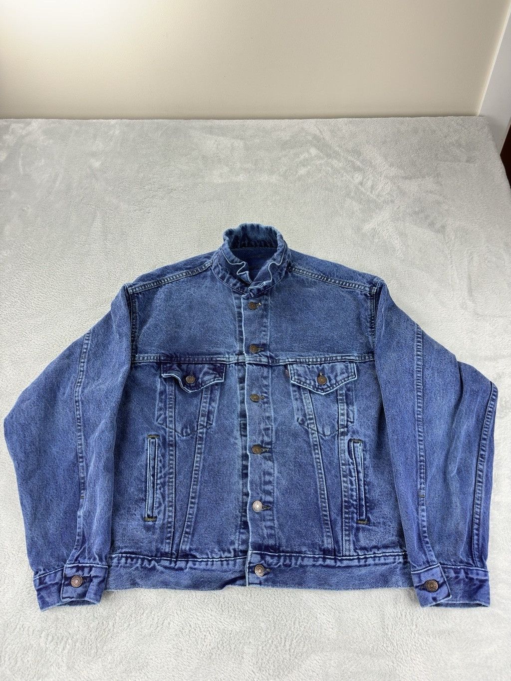 Levi's × Supreme Large Supreme Levi's Leopard Denim Jacket | Grailed