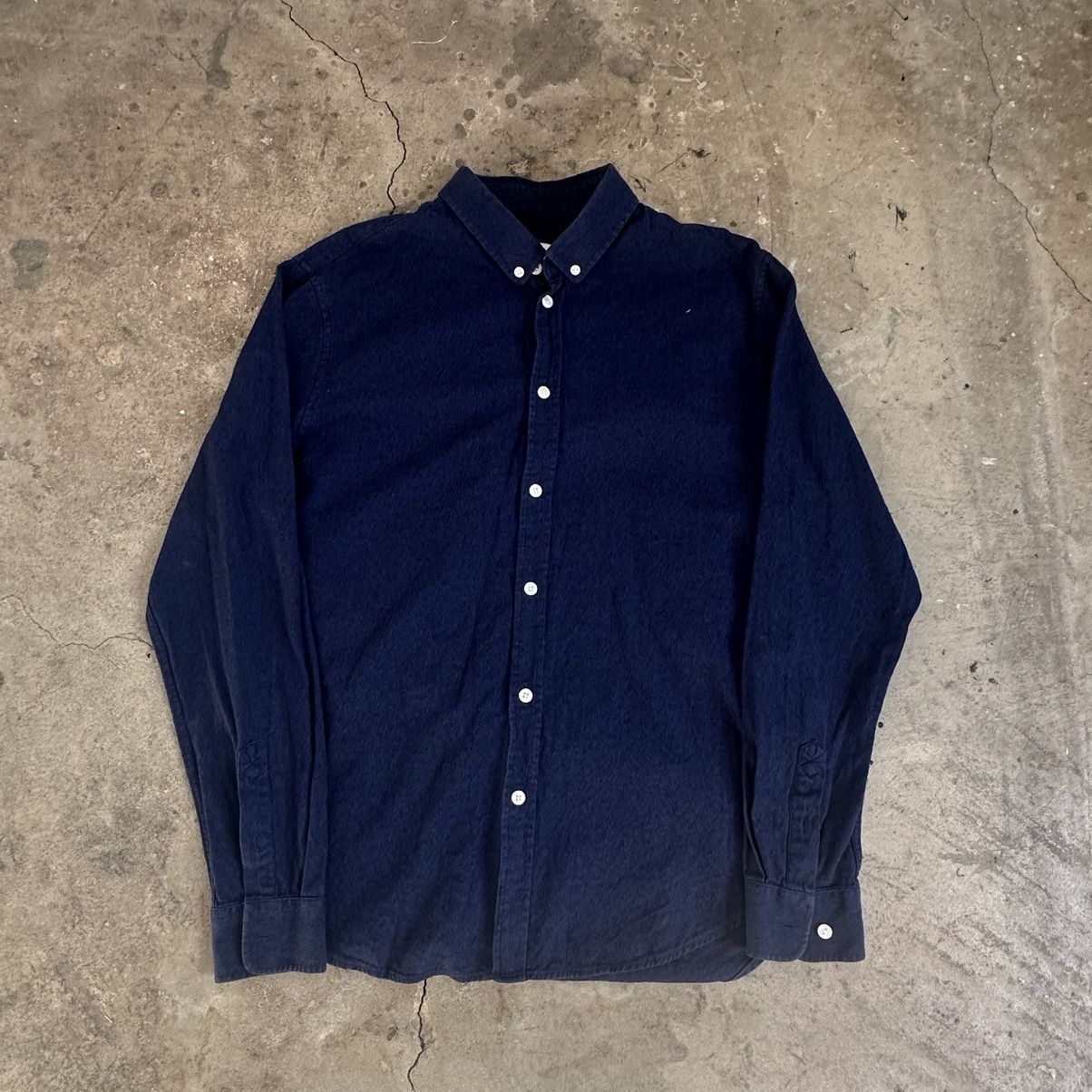 Samsoe Samsoe Samsoe & Samsoe Mens Shirt Button Up Long Sleeve Size L G Size US L / EU 52-54 / 3 - 1 Thumbnail