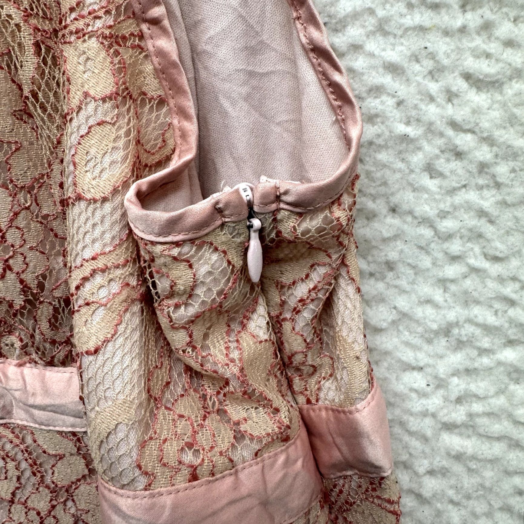 Merona VINTAGE Y2K Top XL Pink Lace Milkmaid Peasant Coquette Boho Fairy Grunge Shirt Mens Size XL / US 12-14 / IT 48-50 - 4 Thumbnail