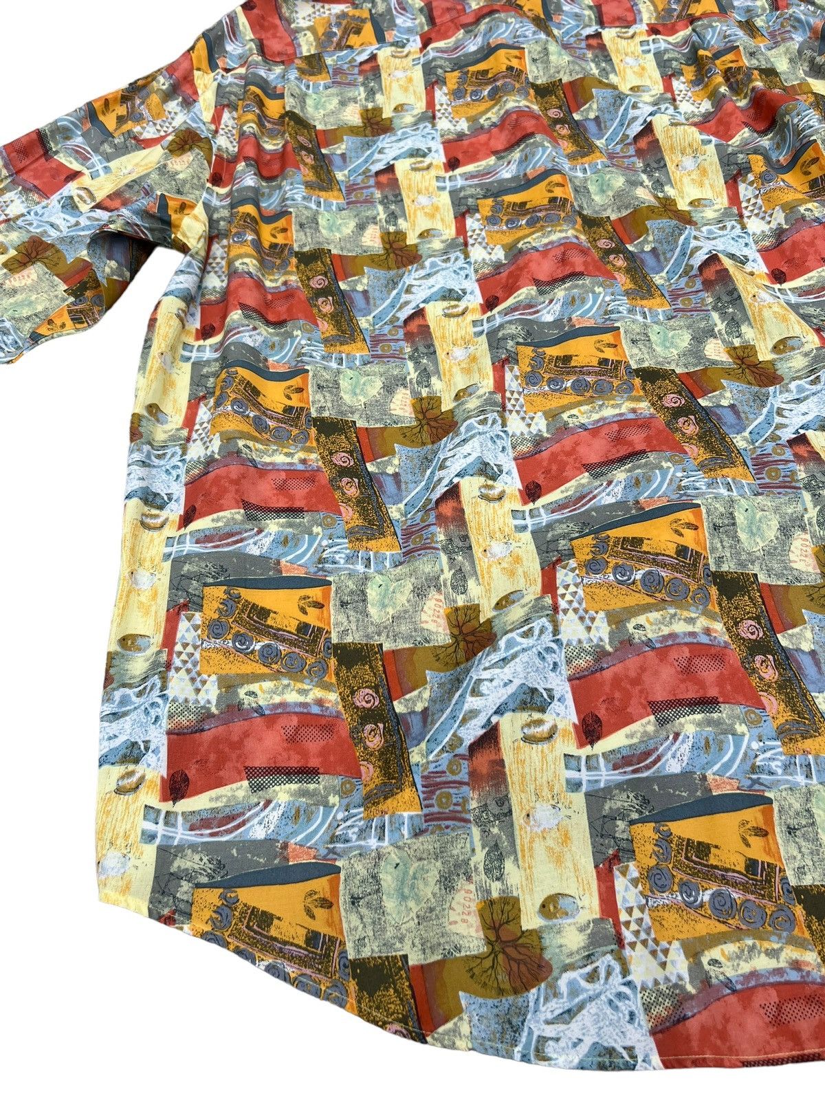Charles Jourdan Vintage Charles Jourdan Monsieur Novelty Abstract Art Shirt Size US L / EU 52-54 / 3 - 17 Thumbnail
