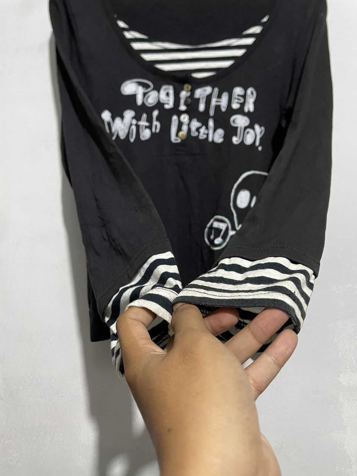 Hysteric Glamour Y2K Skeleton Lgb Style Double Layer Tees Size US M / EU 48-50 / 2 - 8 Thumbnail