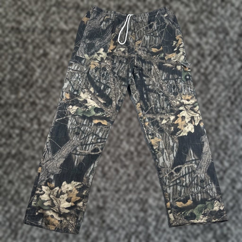 Jerzees Vintage Jerzees Mossy Oak Sweatpants Mens 2XL Camo Cargo Outdoors Grunge Jerzees Outdoors Milti? Size US 39 - 1 Thumbnail