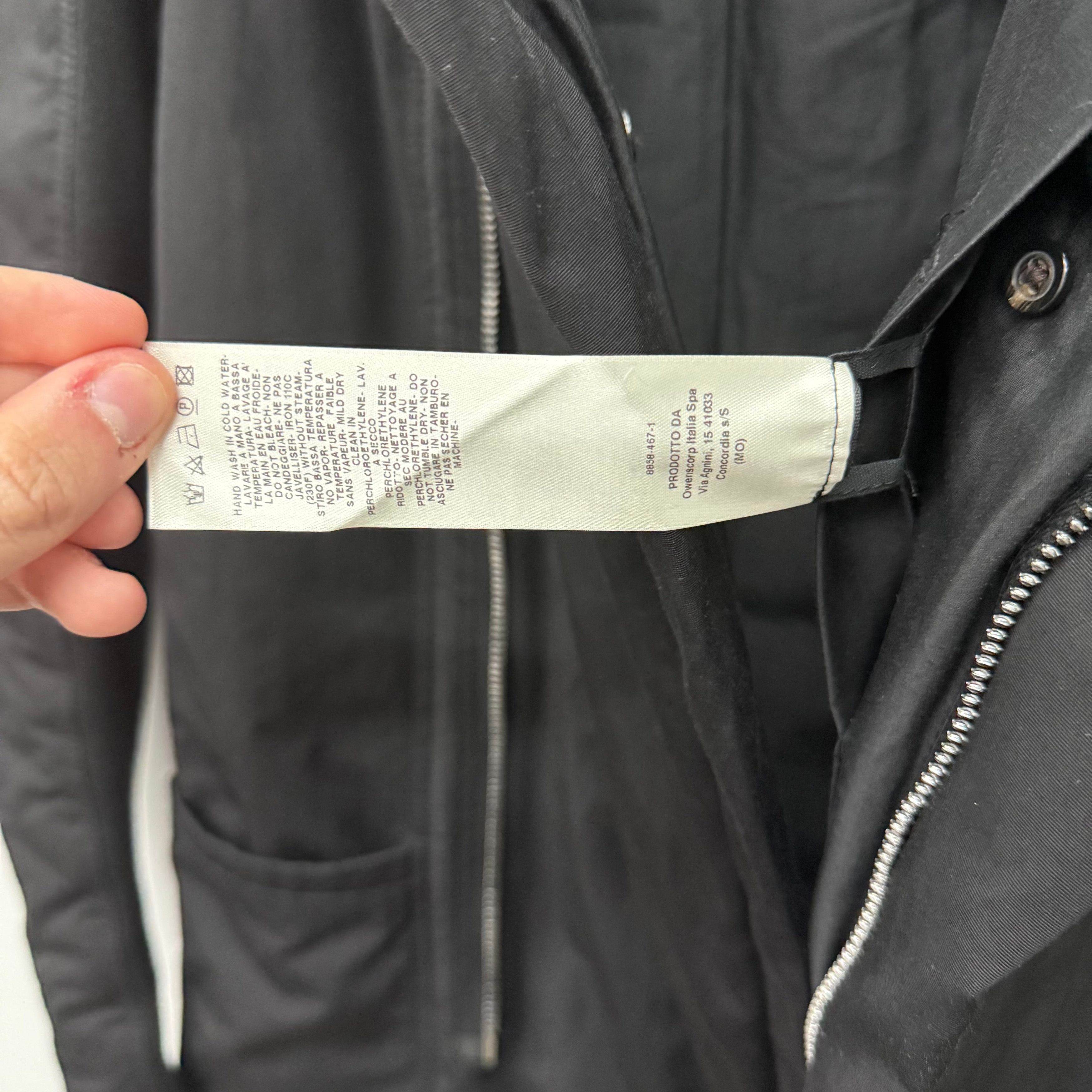 Rick Owens Rick Owens Asymmetrical Glitter Tubeway Jacket - Size M Size M / US 6-8 / IT 42-44 - 6 Thumbnail