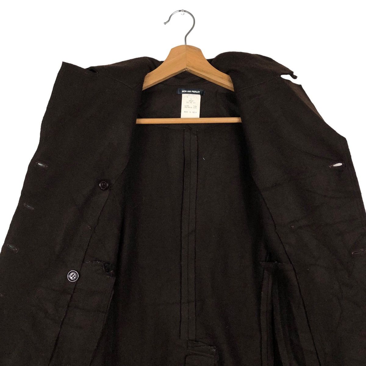 Issey Miyake 🔥WOOL JACKET BIKER MON AMI PIERLOT DESIGNER Size US S / EU 44-46 / 1 - 14 Thumbnail