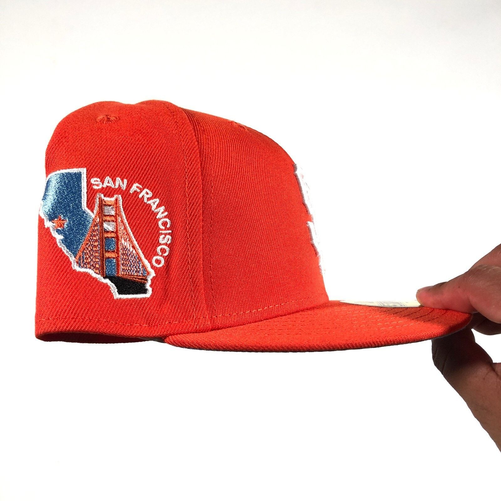 New Era San Francisco Giants Orange Palm Tree Sushi Hat Size 7 1/2 Size ONE SIZE - 5 Thumbnail