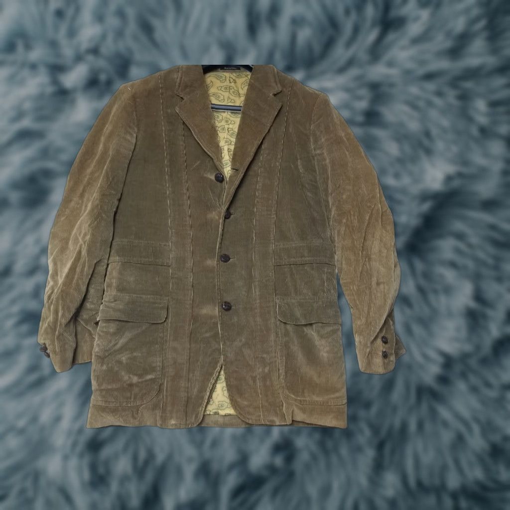 VINTAGE Centura Broadway Corduroy Brown Blazer Japan Made Size 40L See All Pics Jacket Regular Long Sleeve Mens Womens?