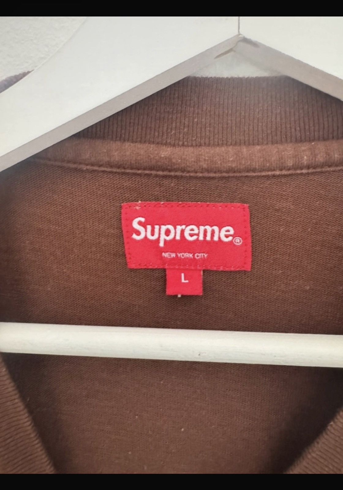 Supreme Supreme burgundy T-shirt!! Size US L / EU 52-54 / 3 - 2 Thumbnail