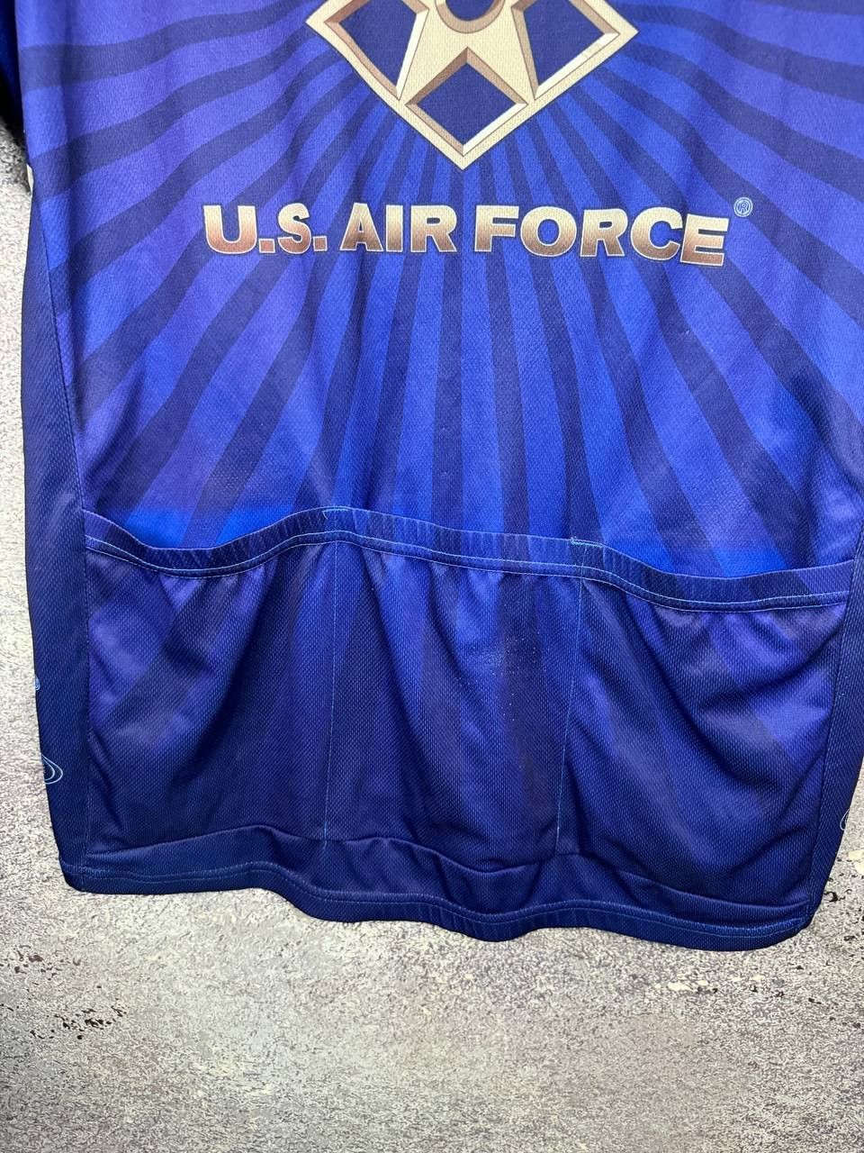 Other Primal Wear Air Force Cycling Jersey Men's Large Blue Size US L / EU 52-54 / 3 - 11 Thumbnail