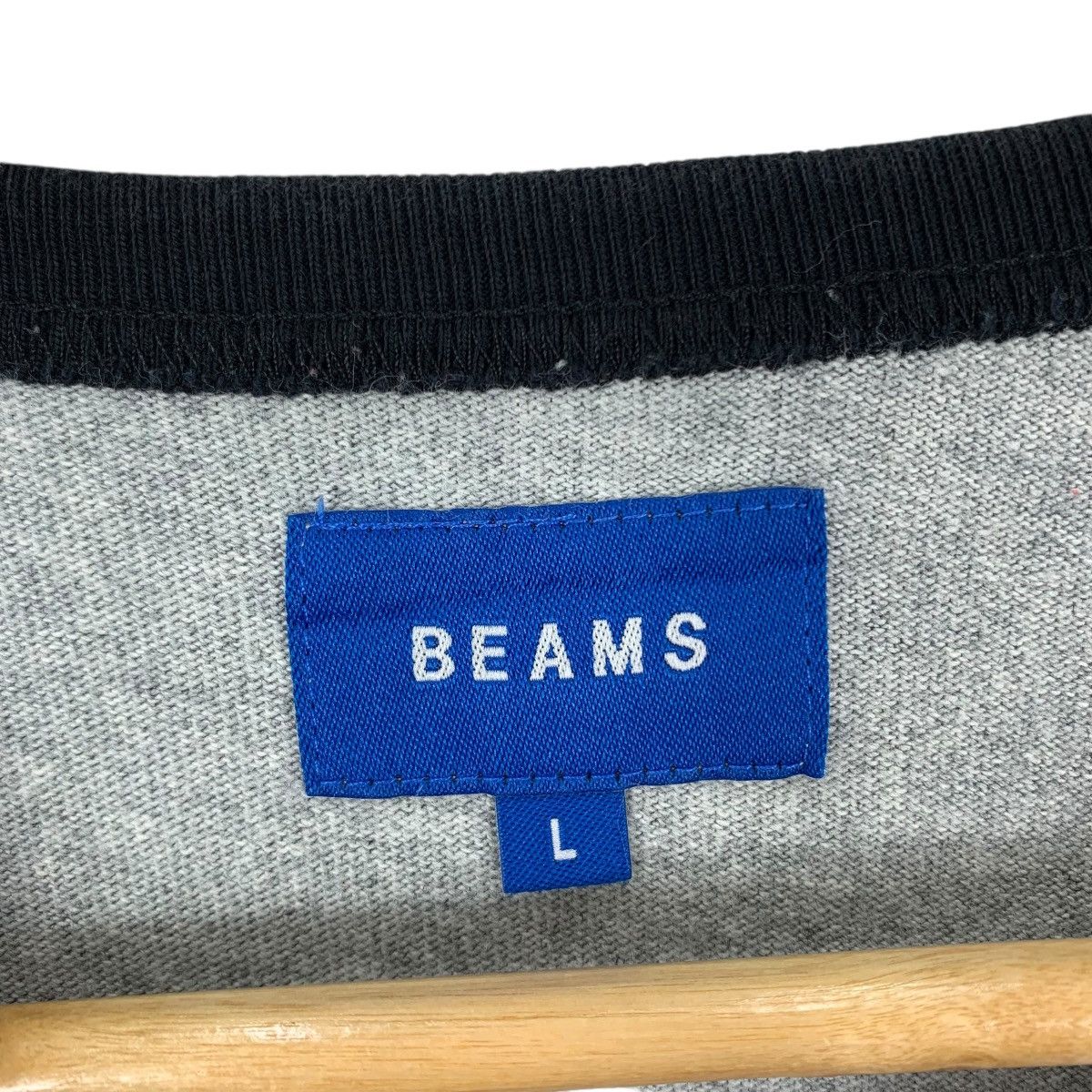 Beams Plus BEAMS RAGLAN PLAIN Japanese Brand Three Quarter Tshirt Size US L / EU 52-54 / 3 - 4 Thumbnail
