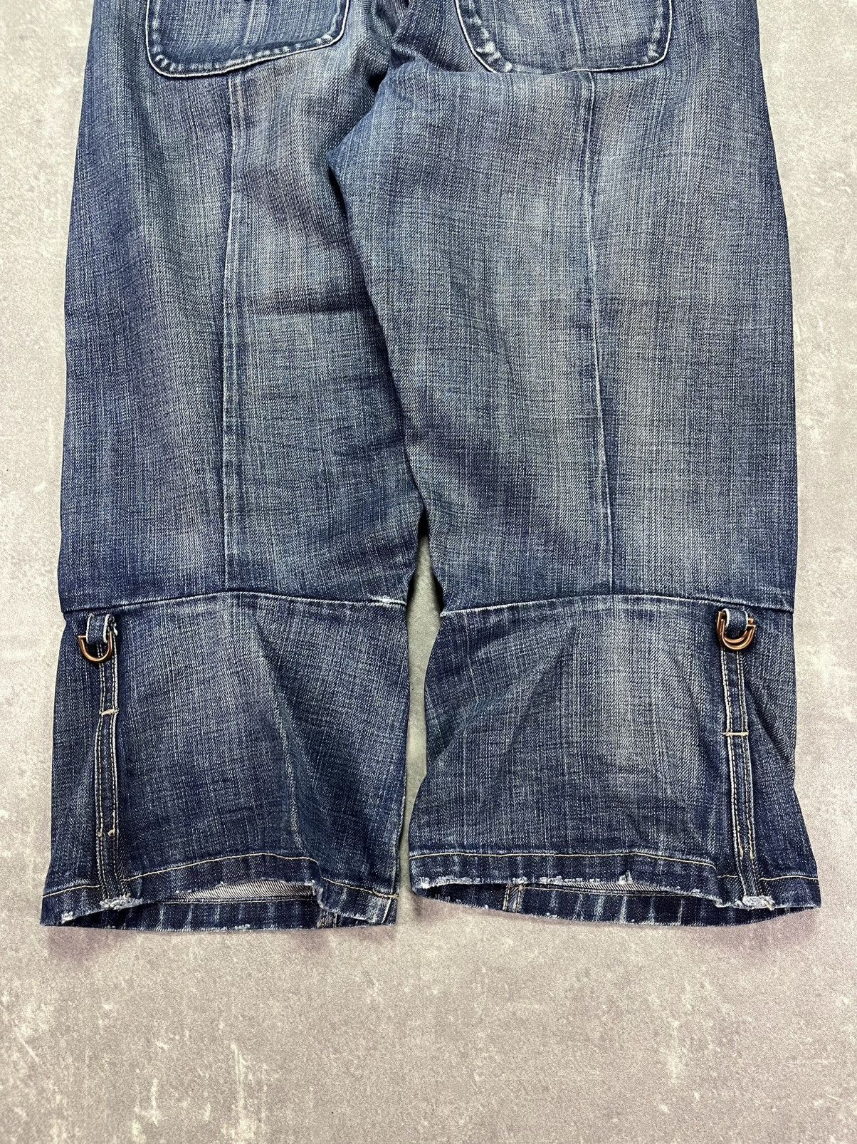 Marithe + Francois Girbaud 00s Marithe + Francois Girbaud Star Denim Shorts 29 Capri Size 29" - 15 Thumbnail