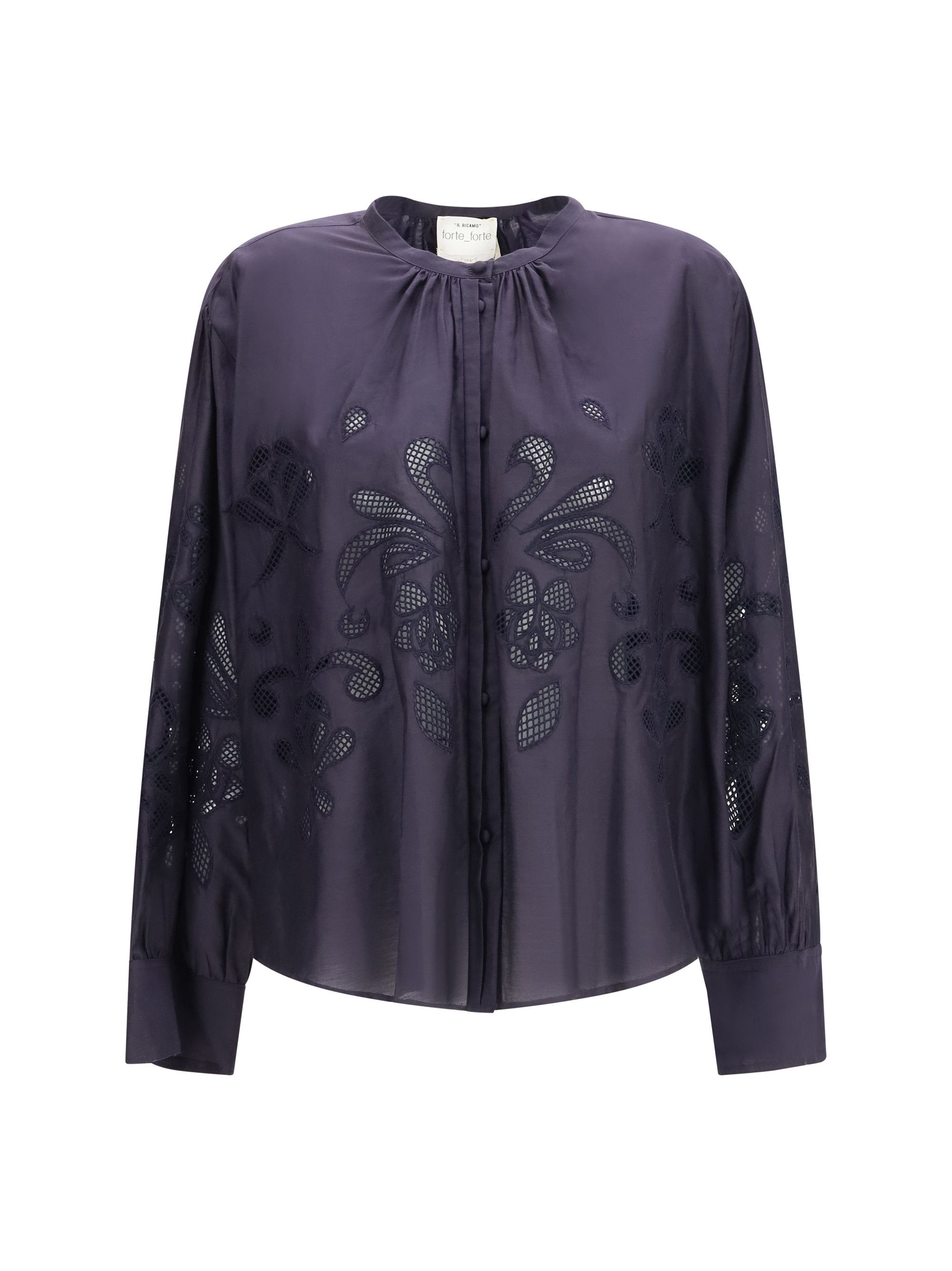 forte_forte Embroderied cotton shirt Size S / US 4 / IT 40 - 1 Thumbnail