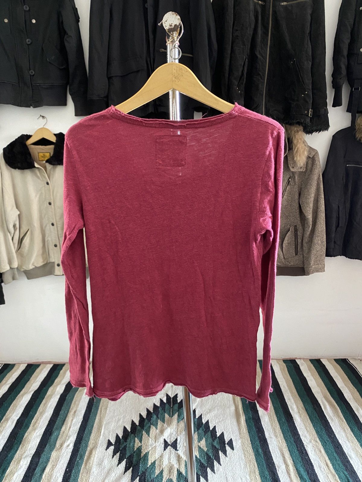 20471120 Japanese Underwraps Vintage Poem Long Sleeve Size US M / EU 48-50 / 2 - 7 Thumbnail