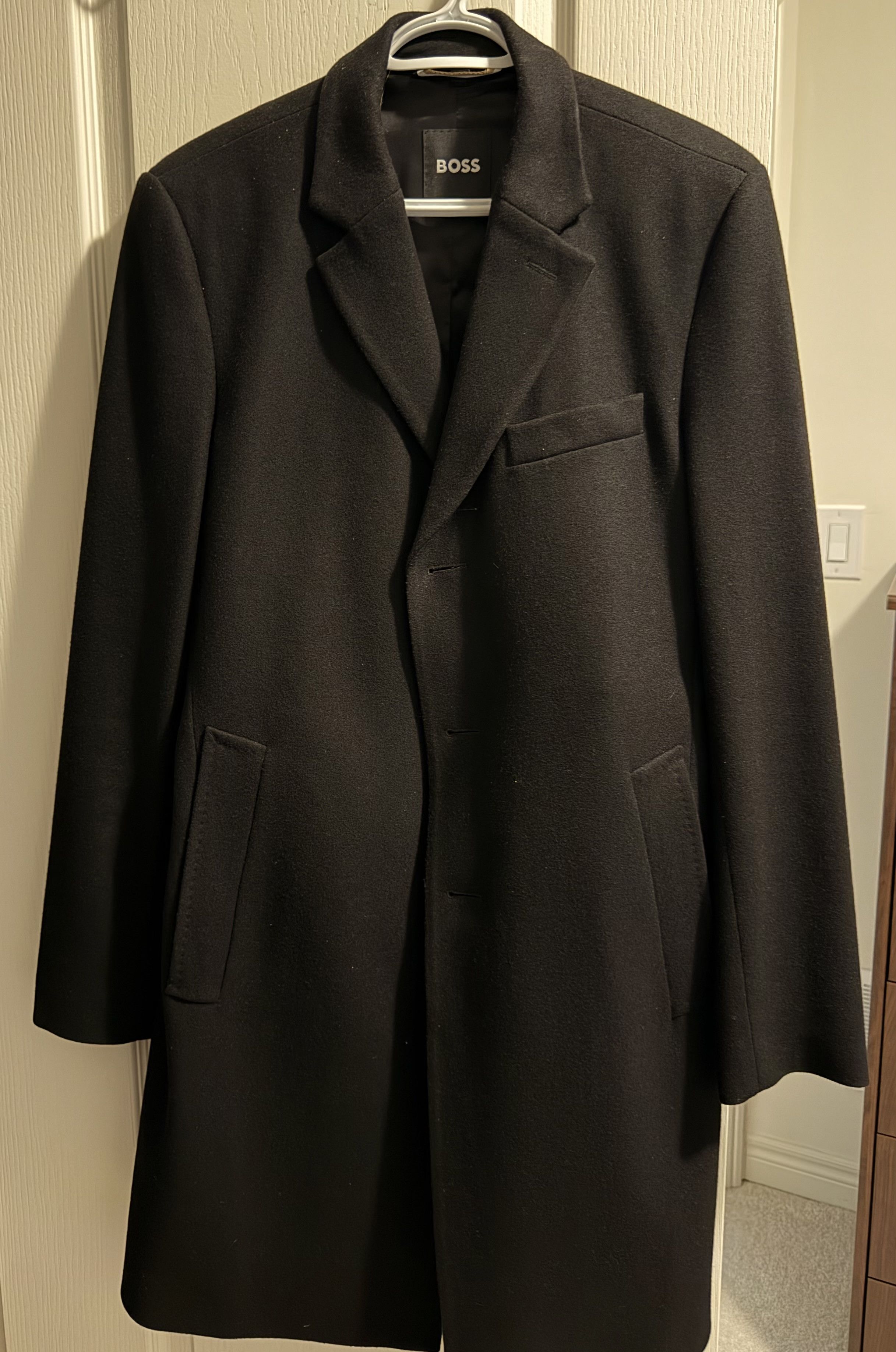 Hugo Boss Hugo Boss Overcoat Size US M / EU 48-50 / 2 - 2 Thumbnail