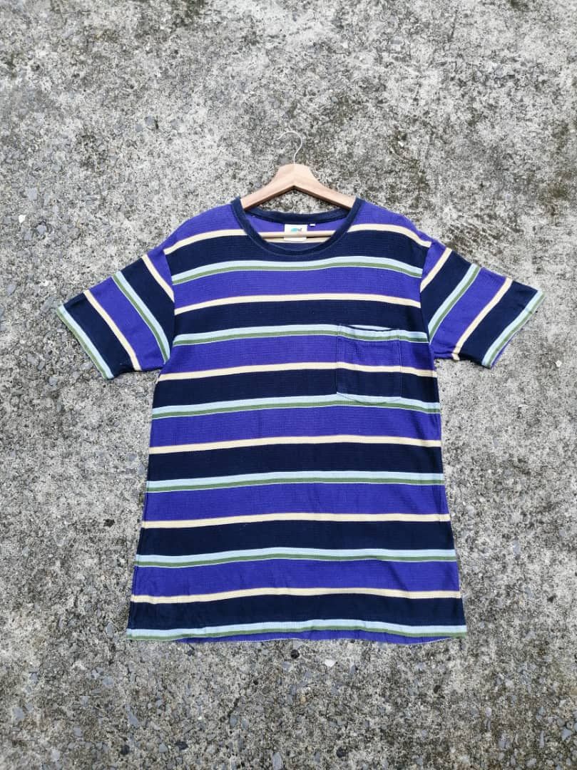 Beams Stripe Pocket Tee