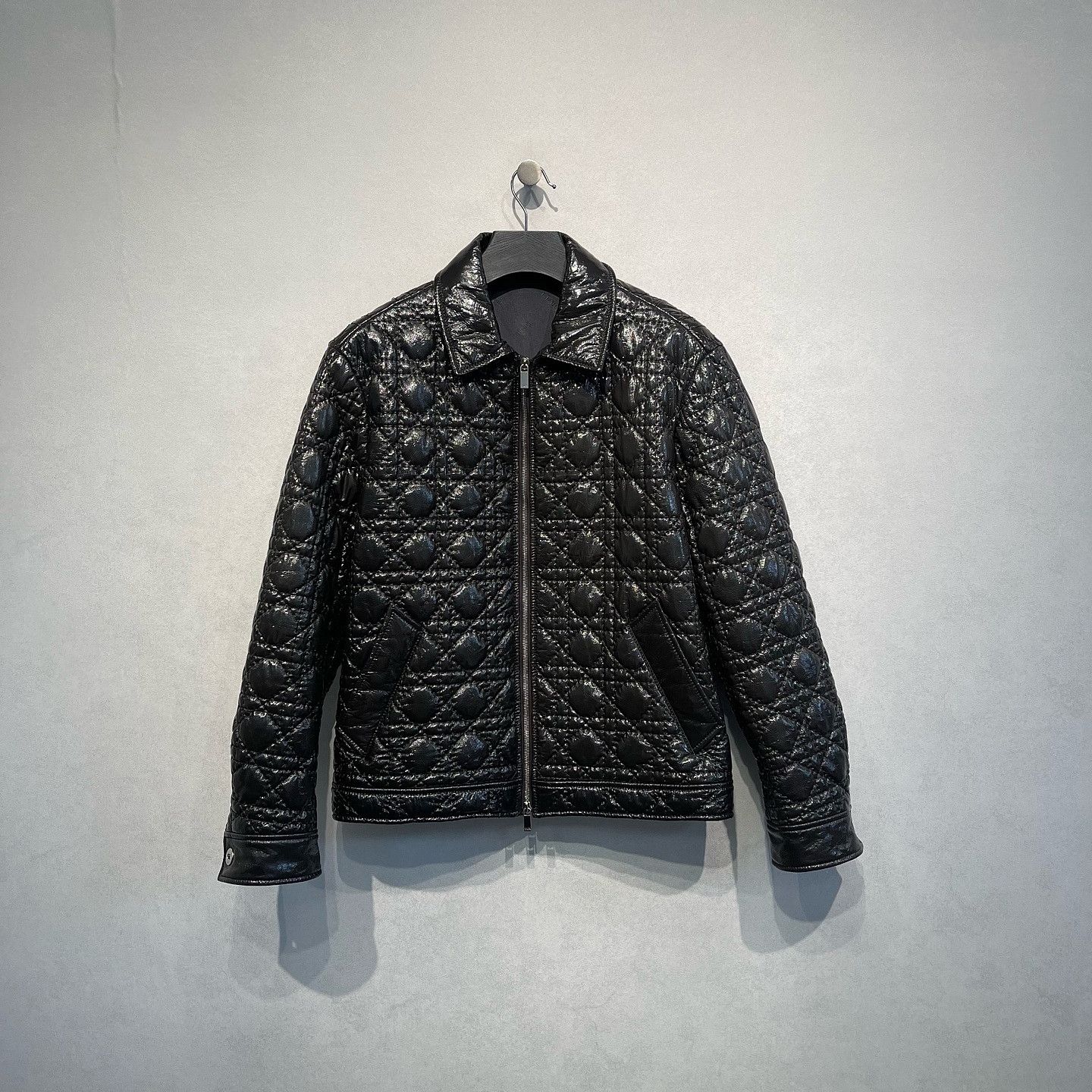 Dior Dior Quilted Lambskin Leather Jacket Size 48 Size US M / EU 48-50 / 2 - 1 Thumbnail