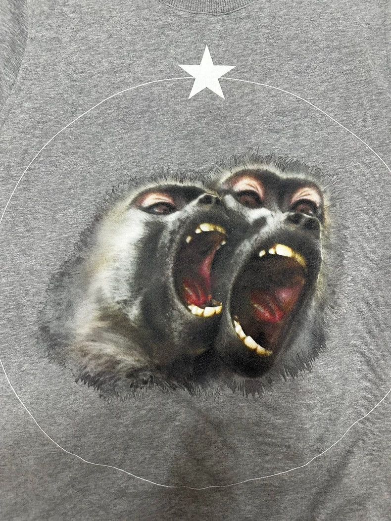 Givenchy Givenchy Classic Gay Monkey Grey Hoodie Size US XS / EU 42 / 0 - 2 Thumbnail