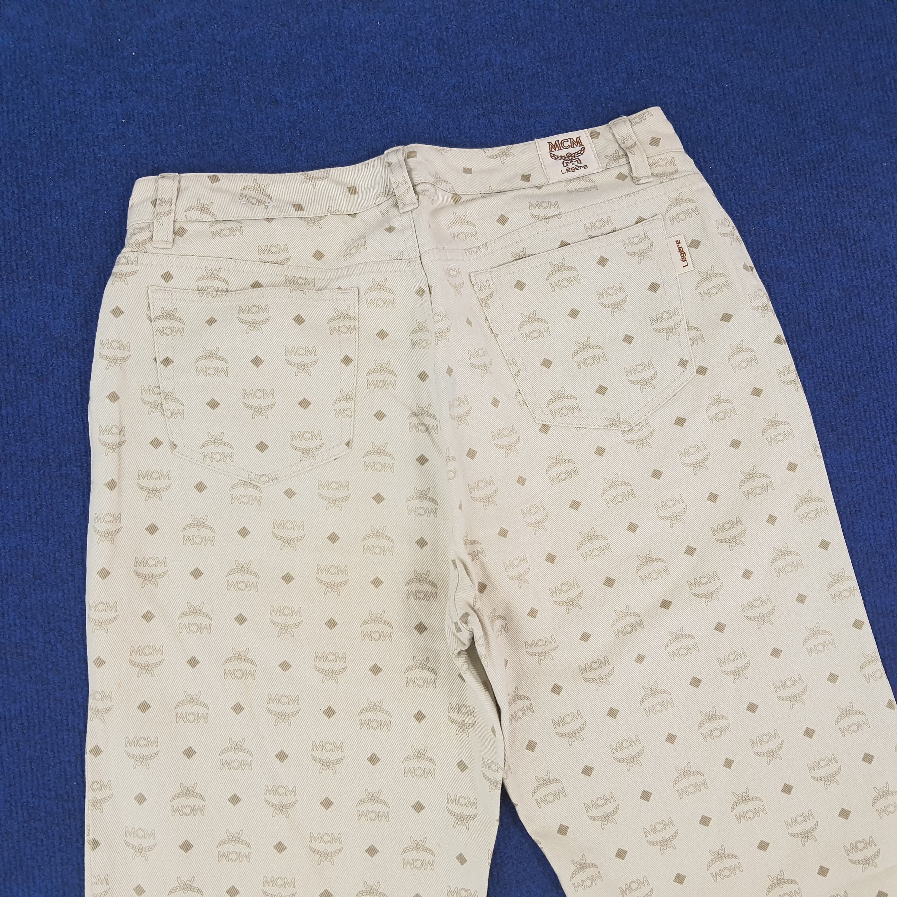 MCM × Vintage Vintage MCM Monogram Full Print Casual Pants Size US 29 - 2 Thumbnail