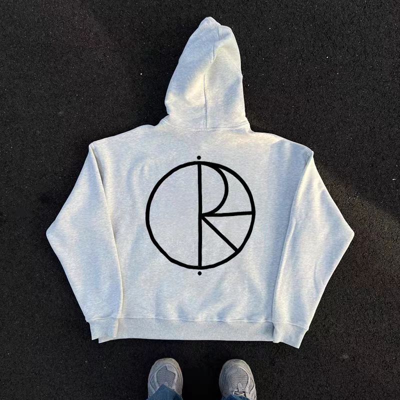 Hip Hop Alphabet Creative Simple Hooded Sweatshirt