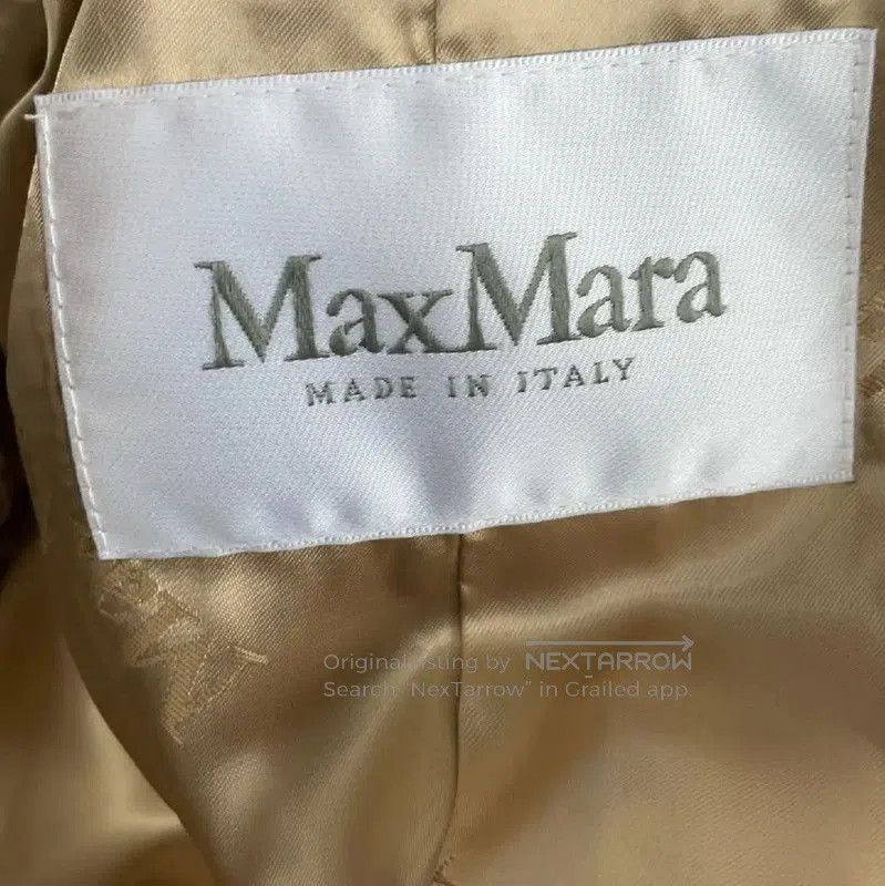 Max Mara MaxMara Elegant Cream Faux Fur Women's Coat . Size L / US 10 / IT 46 - 3 Thumbnail