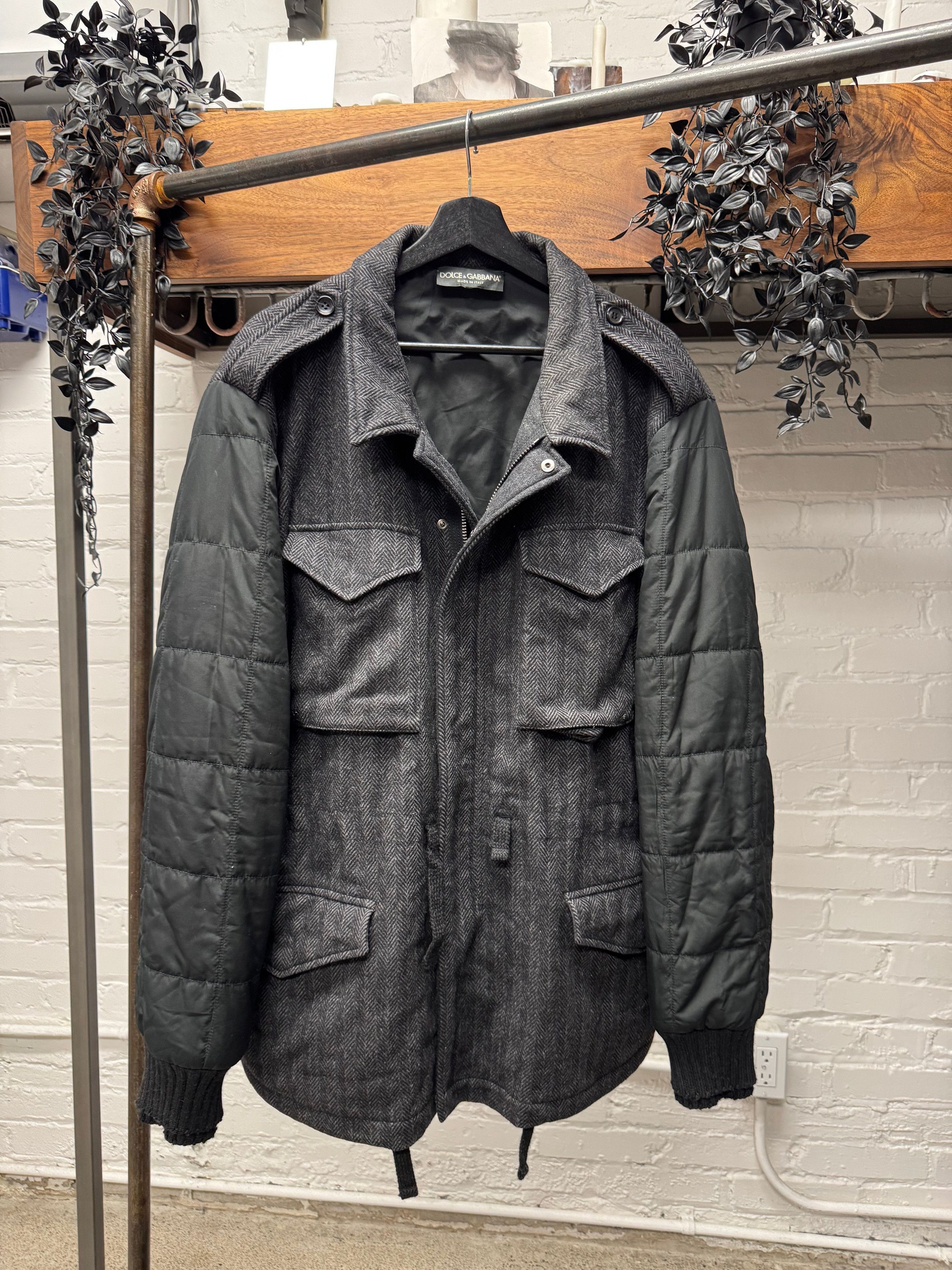 Dolce & Gabbana 2000s Dolce & Gabbana Wool/Down Fill Hybrid ‘Hunting’ Jacket Size US XL / EU 56 / 4 - 1 Thumbnail