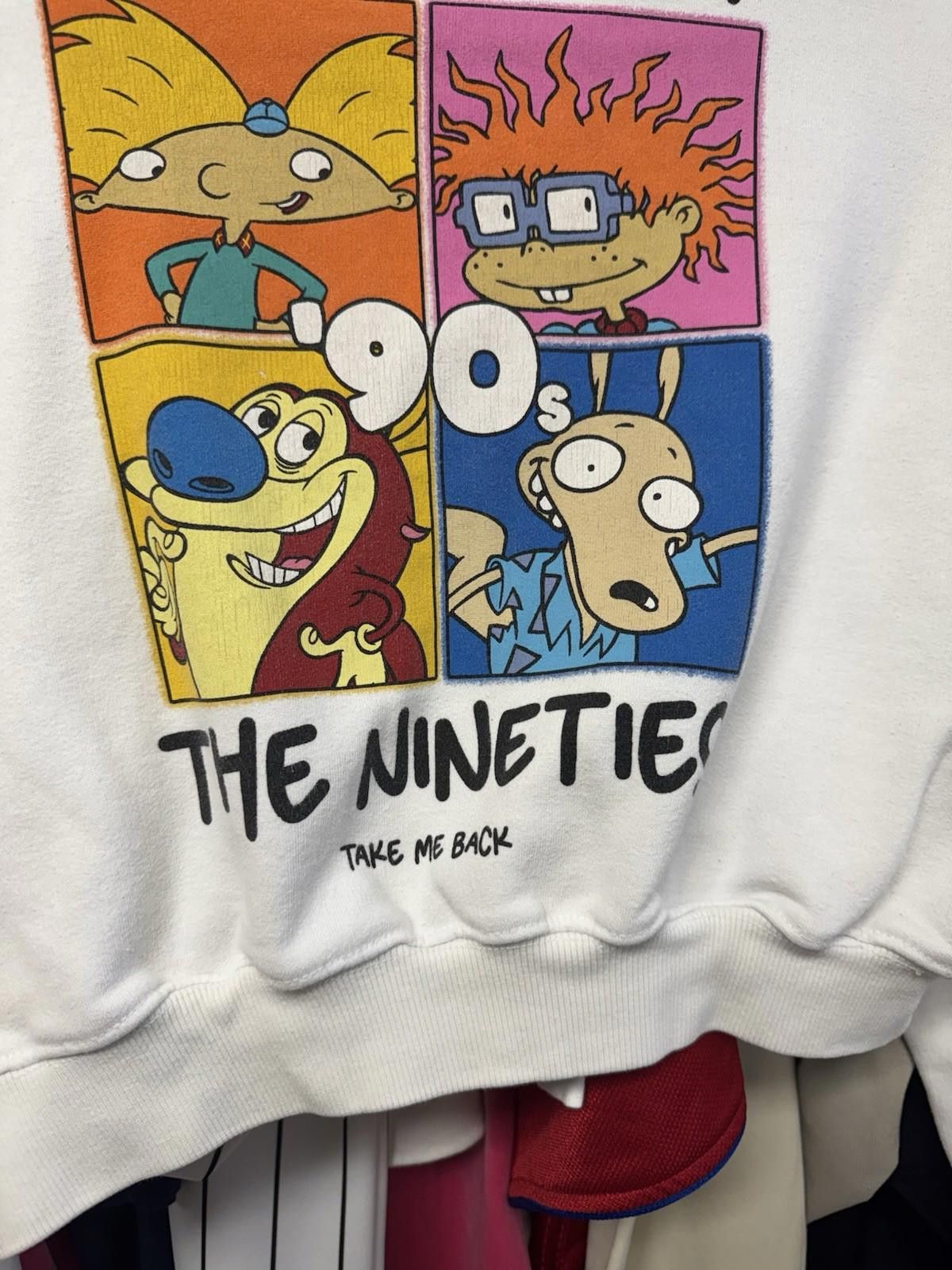 Nickelodeon Women’s Nickelodeon 2021 Throwback 90s Crop Top Hoodie￼ Size M / US 6-8 / IT 42-44 - 8 Thumbnail