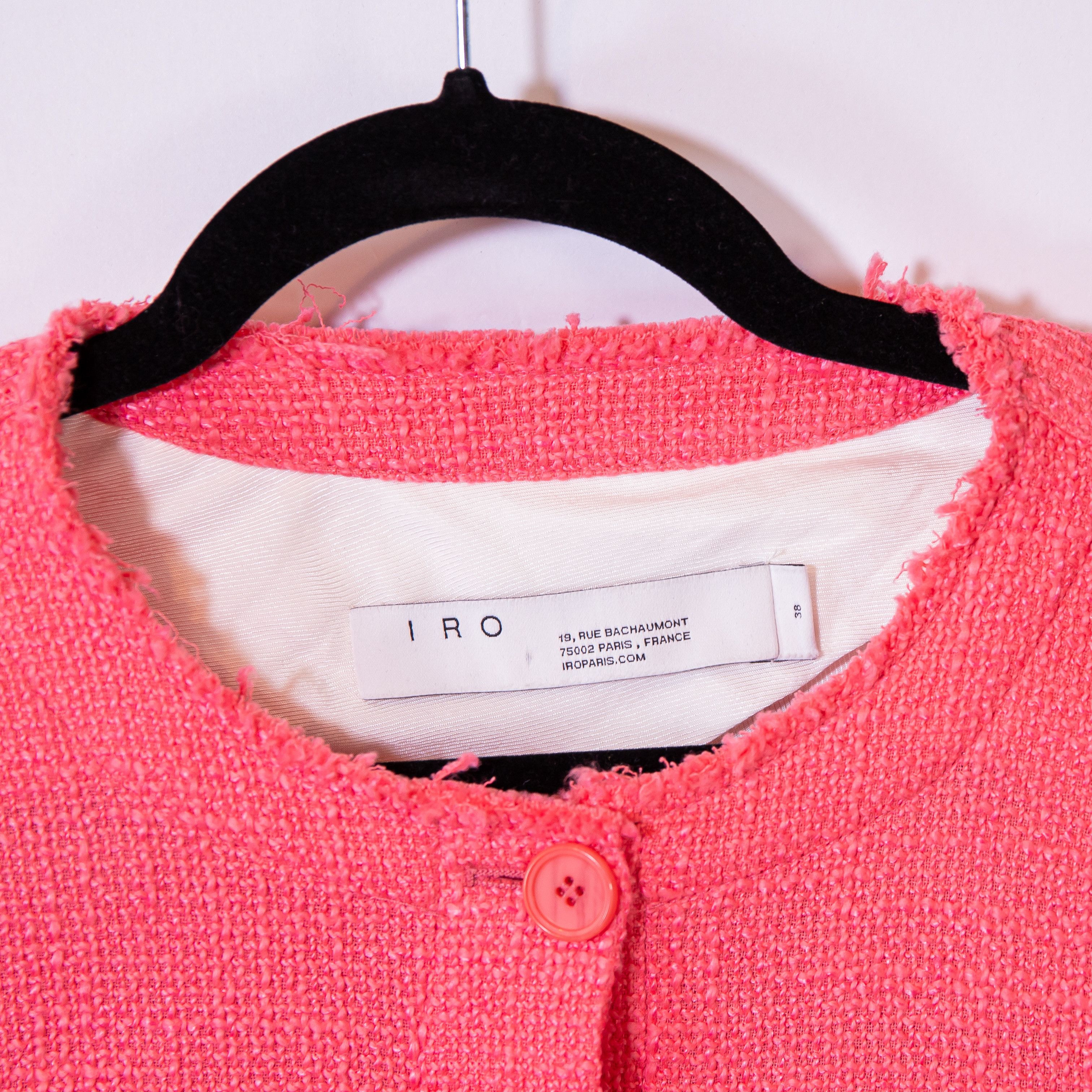 Iro IRO Felicity Cotton Stretch Tweed Boucle Textured Size M / US 6-8 / IT 42-44 - 2 Thumbnail
