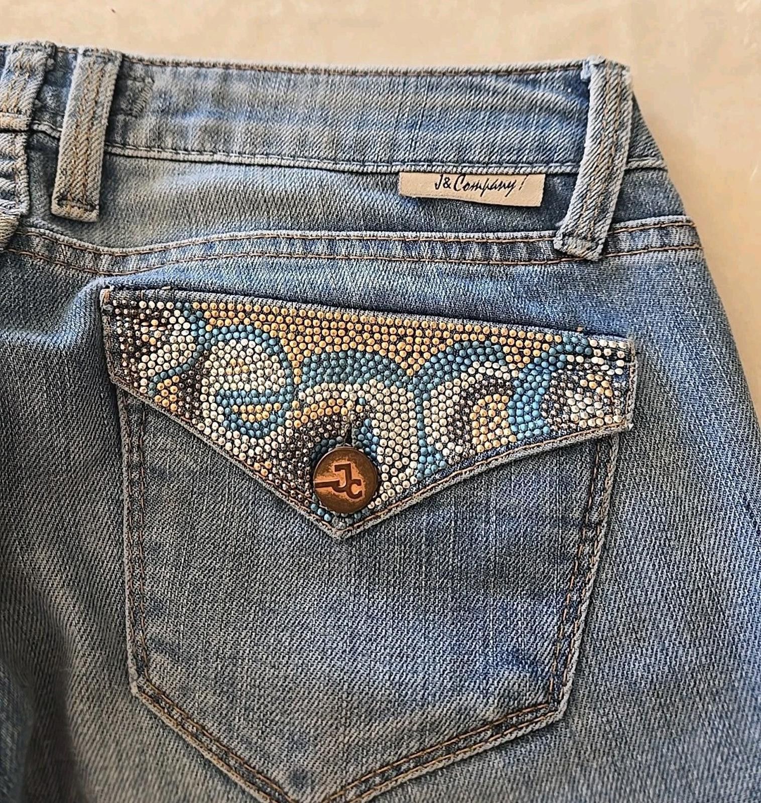 Other J & Company Born in California Bootcut Jeans 28×34 Y2K Ocean Size 25" / US 0 / IT 36 - 2 Thumbnail
