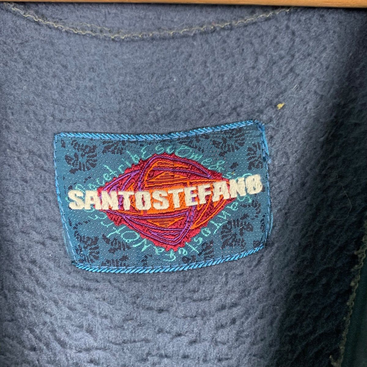 Other 80's SANTOSTEFANO Bad Mood HalfZip Pullover Fleece #1373-C62 Size US L / EU 52-54 / 3 - 12 Thumbnail