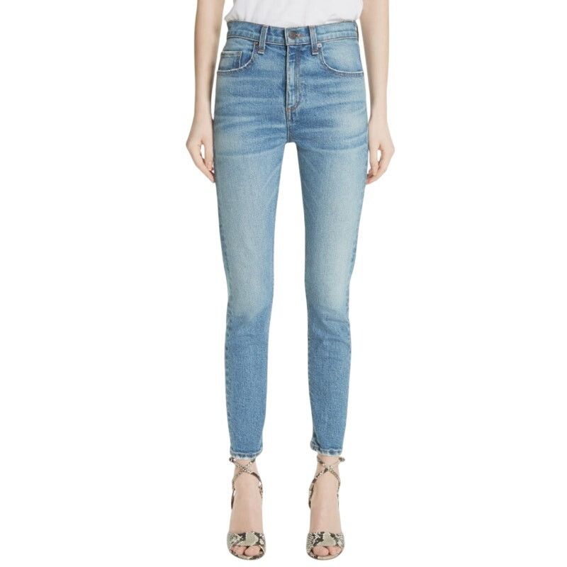 Veronica Beard Veronica Beard Faye High-Waist Skinny Ankle Jeans, Size 24 Size 24" / US 00 / IT 34 - 2 Thumbnail
