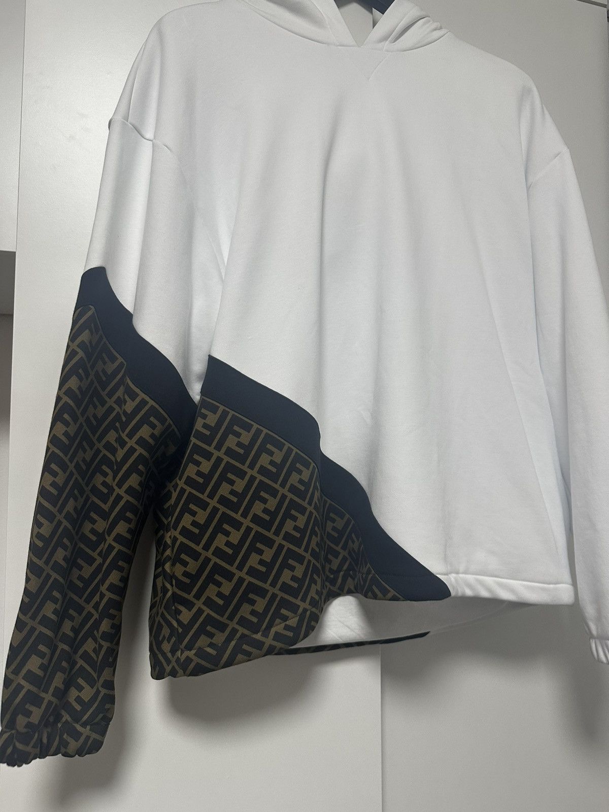 Fendi Fendi White FF Hoodie Size US L / EU 52-54 / 3 - 2 Thumbnail