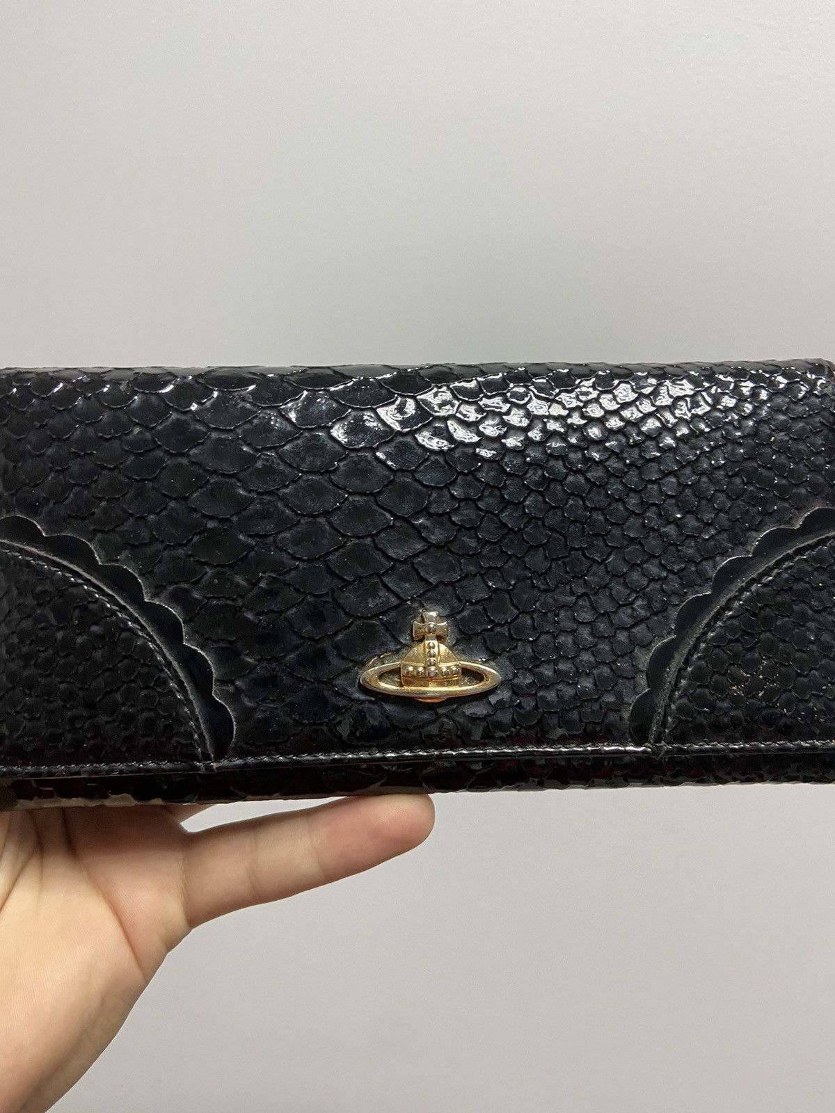 Vintage × Vivienne Westwood Vivienne Westwood crocodile Vintage Wallet luxury clutch Size ONE SIZE - 2 Thumbnail