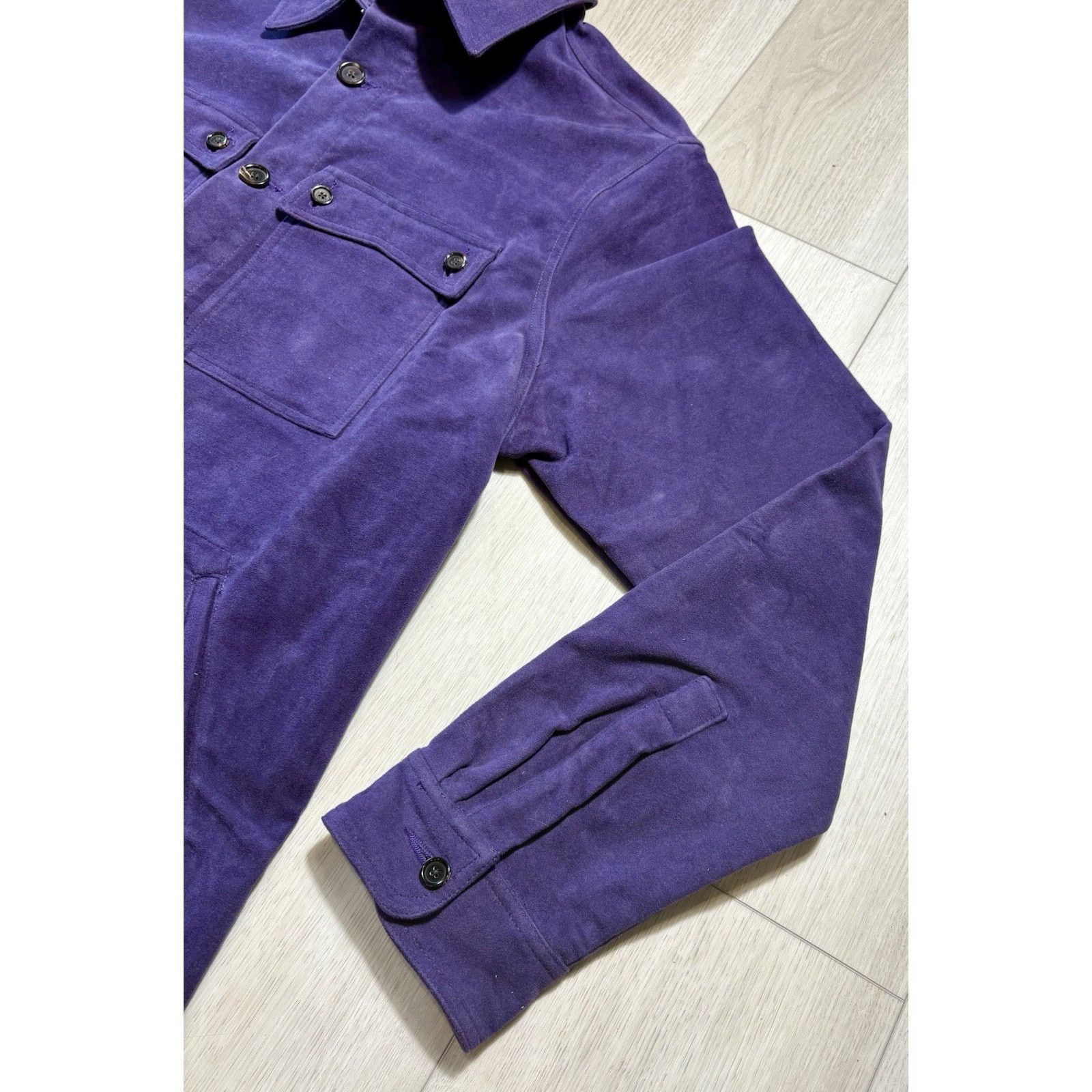 Other No One LA Purple “Respite” Floral Shirt Jacket Men’s XL RARE Size US XL / EU 56 / 4 - 13 Thumbnail