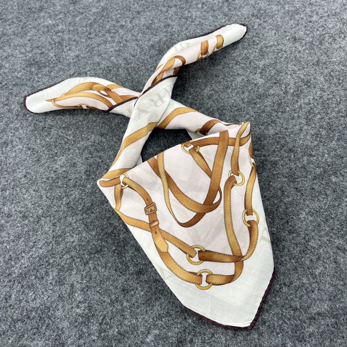 Burberry × Vintage Burberry Handkerchief / Bandana / Neckerchief B440 Size ONE SIZE - 9 Thumbnail