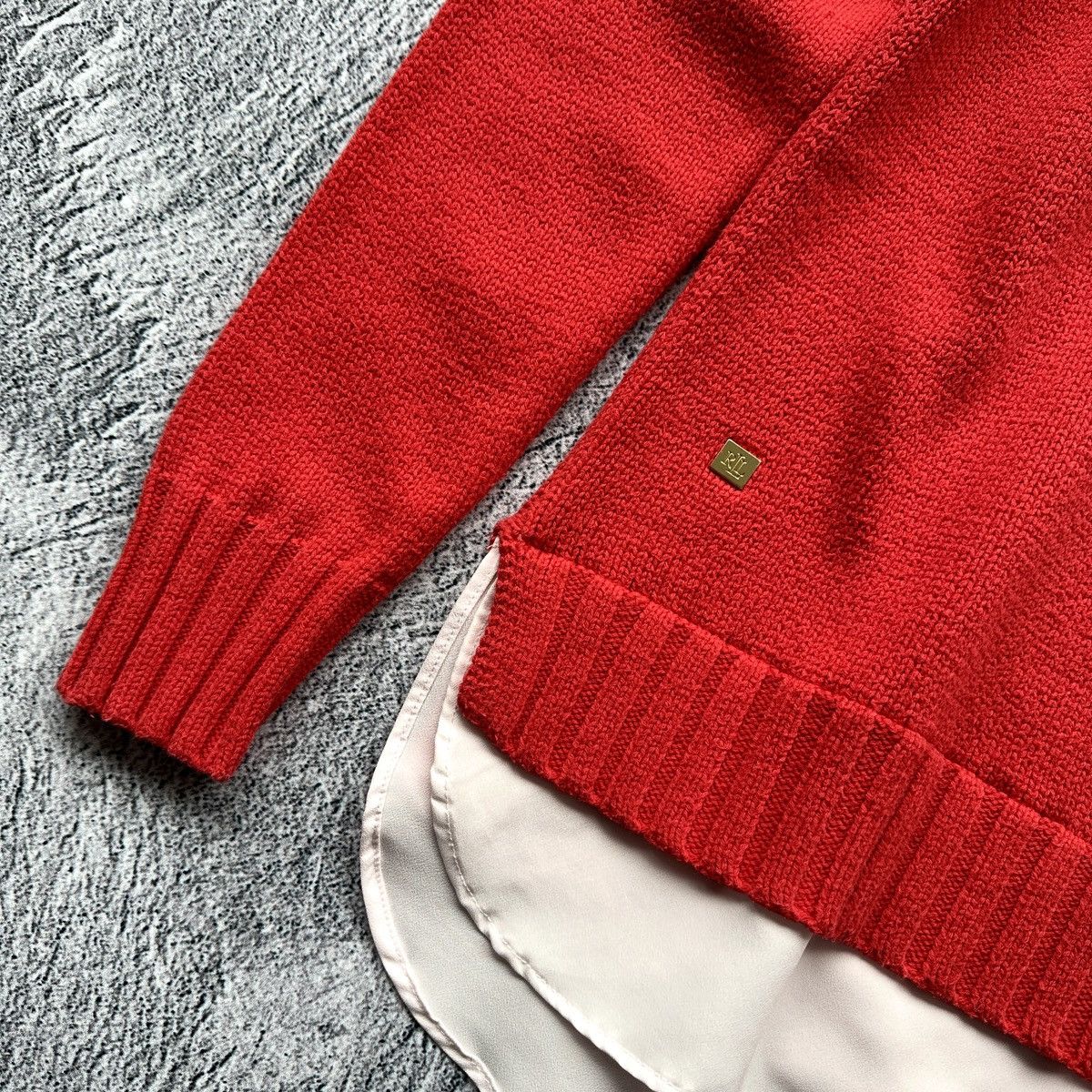 Polo Ralph Lauren × RRL Ralph Lauren Women’s Knitt Sweater Polo Ralph Lauren Red Size: S Size S / US 4 / IT 40 - 8 Thumbnail