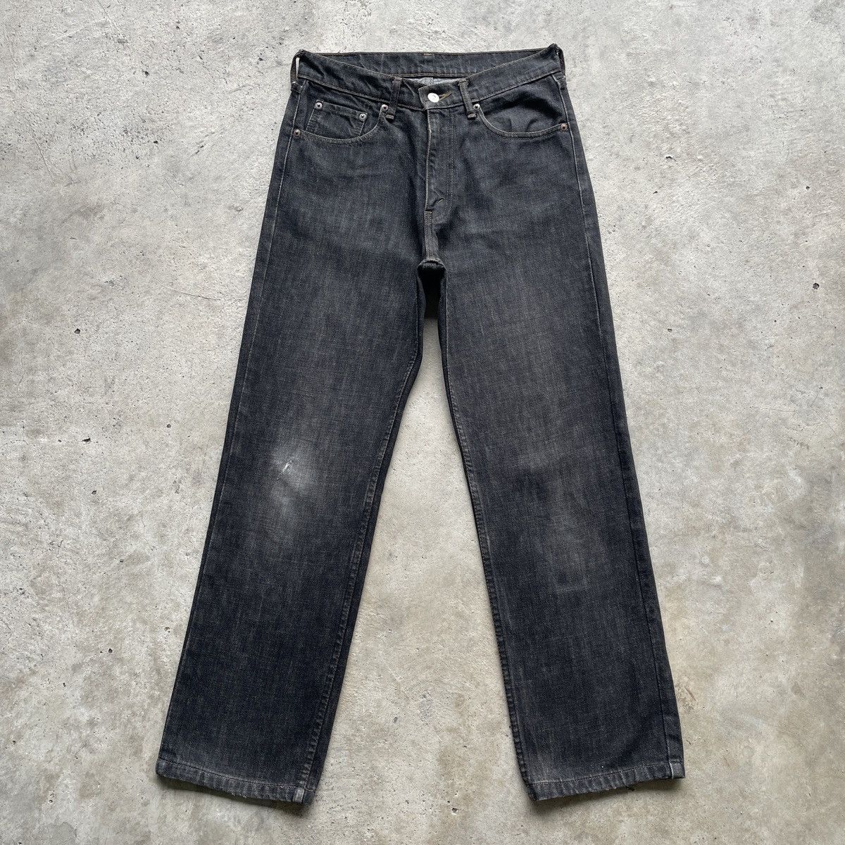 Levi's Vintage Clothing W29x29💥 Vintage Levis 503 J-22 Black Jeans Pants Denim Size US 29 - 1 Thumbnail