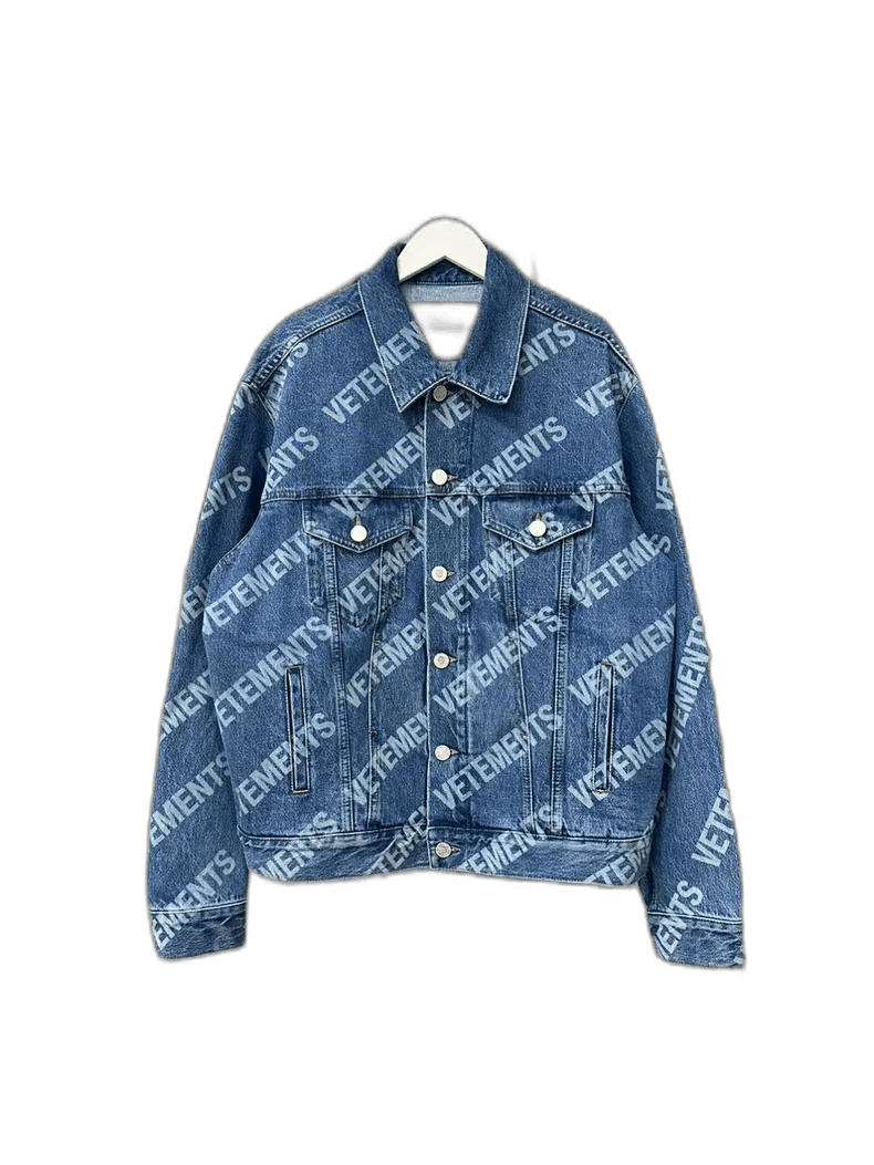 Vetements Vetements Logo Denim Jacket Size US XS / EU 42 / 0 - 1 Thumbnail